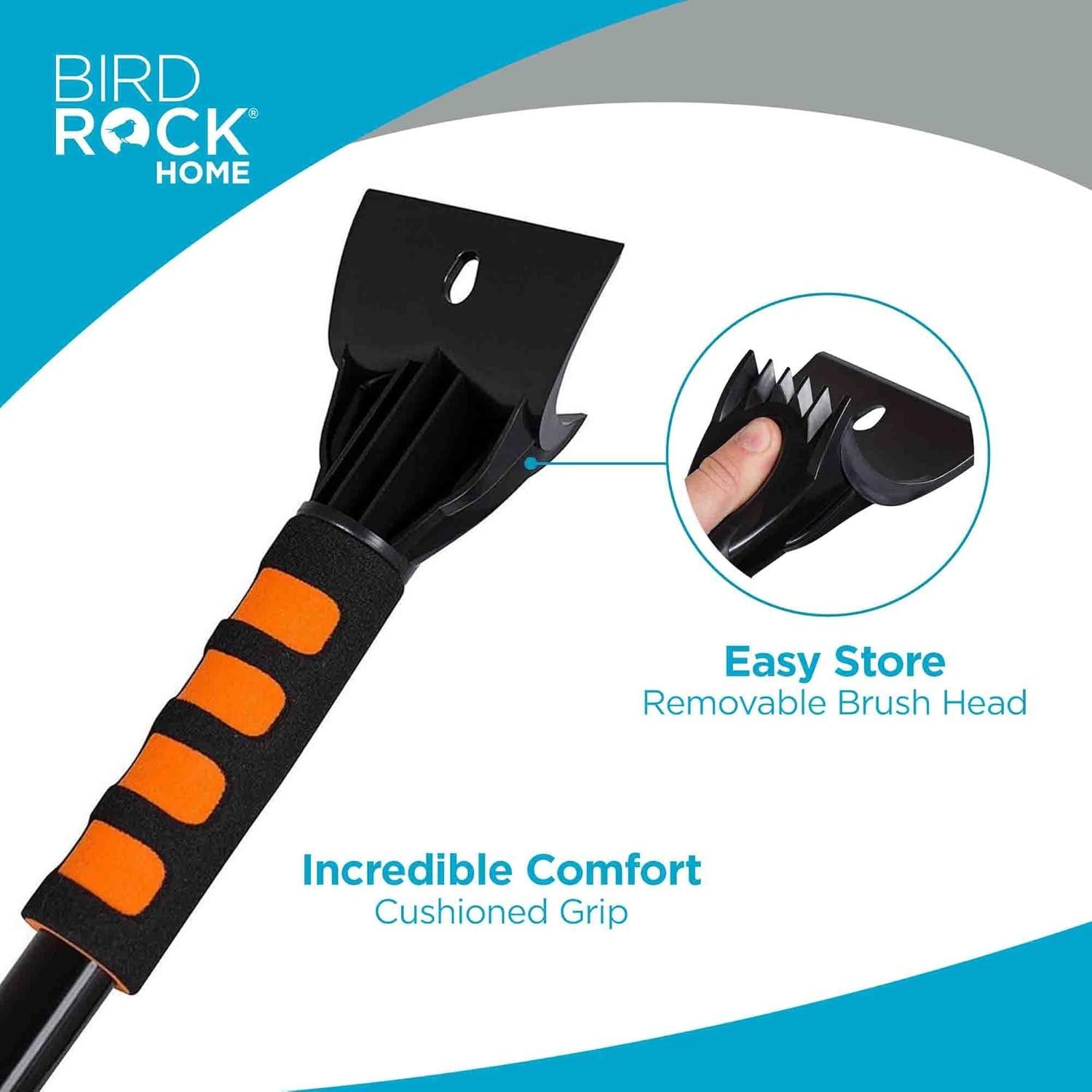 Cepillo de Nieve BIRDROCK HOME 50.8 cm con Raspador Ergonómico