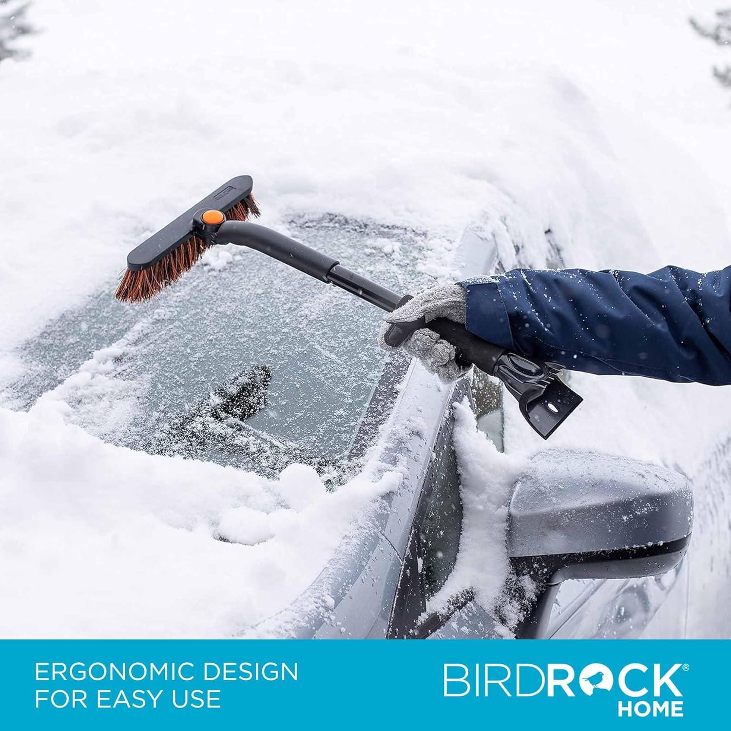 Cepillo de Nieve BIRDROCK HOME 50.8 cm con Raspador Ergonómico