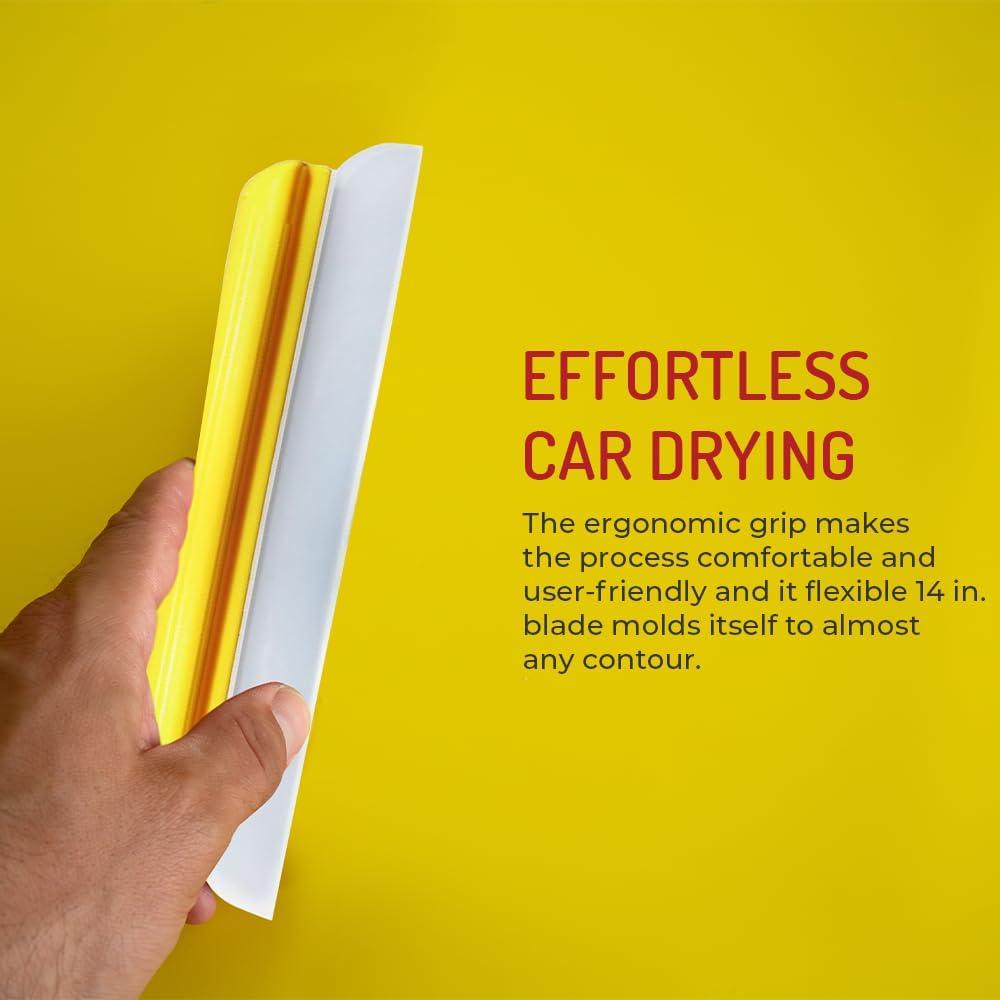 Cuchilla de Secado de Silicona HI-TECH 35.56 cm - Sin Rayas