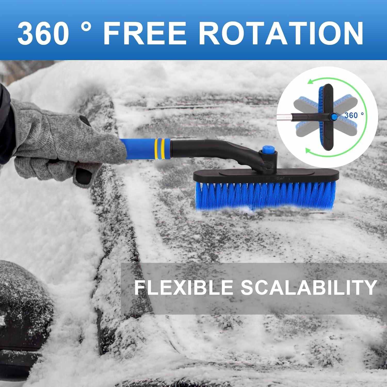 Raspador de Hielo y Cepillo de Nieve CYDZSW Extensible 88.9 cm