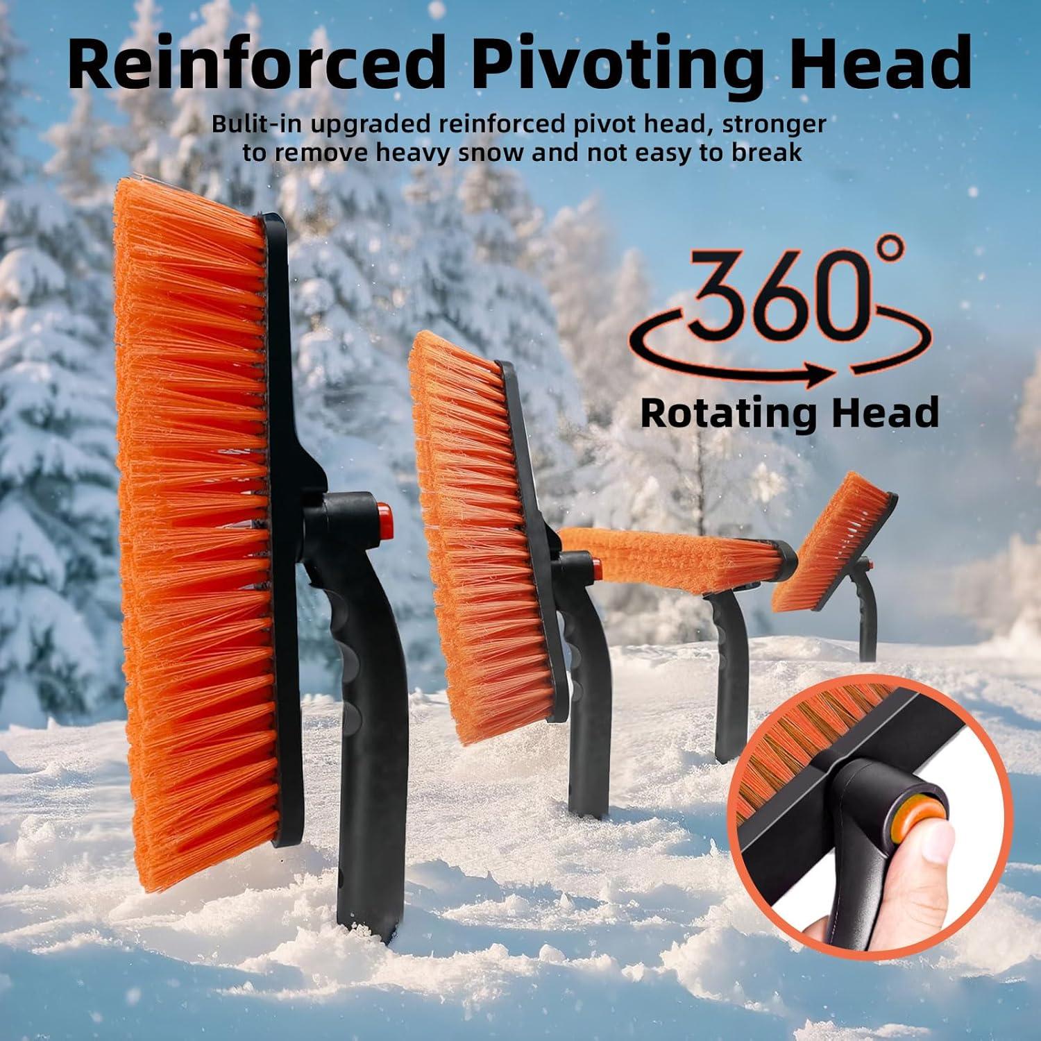 Cepillo de Nieve y Raspador de Hielo SyFednn 29 cm 3 en 1