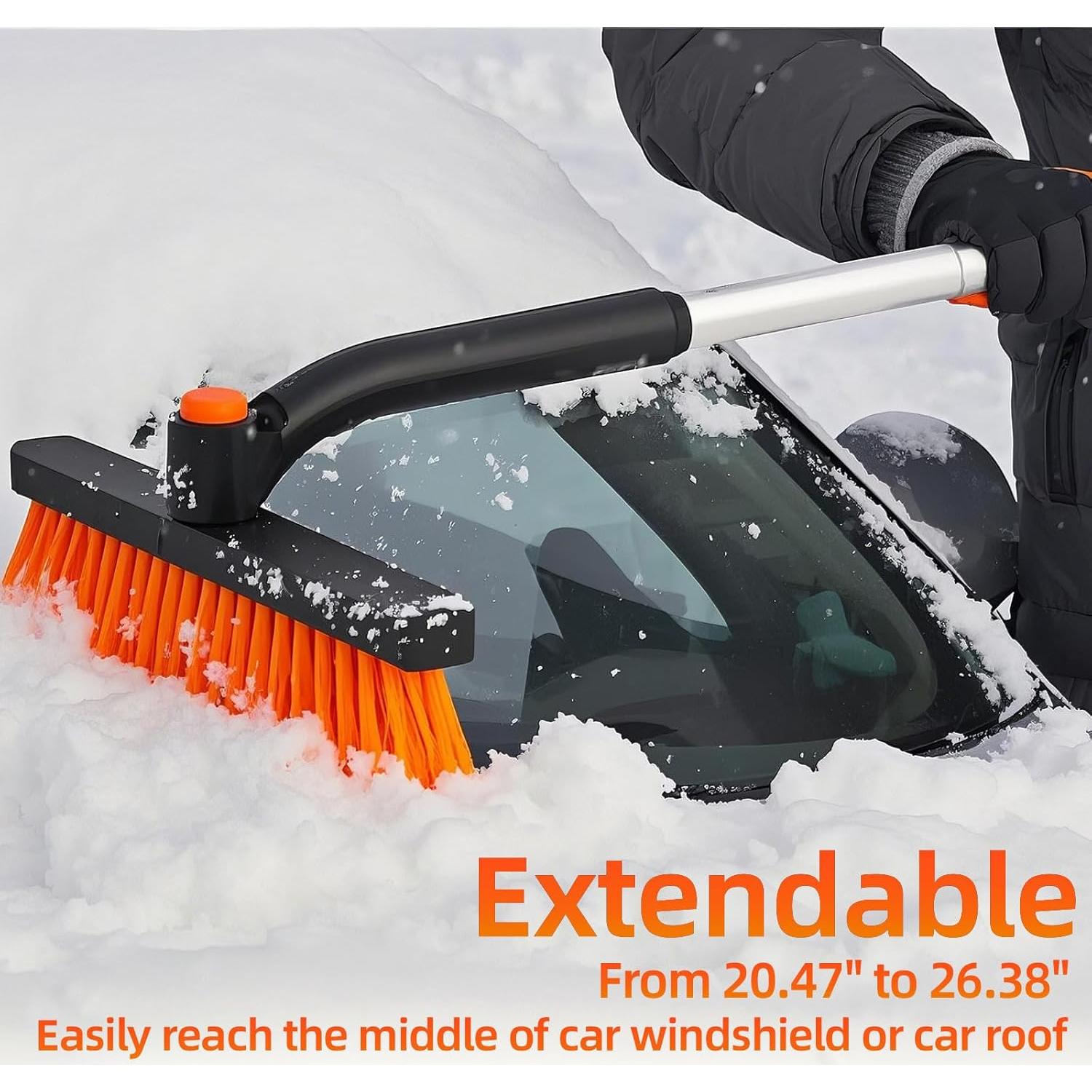 Cepillo de Nieve y Raspador de Hielo SyFednn 29 cm 3 en 1