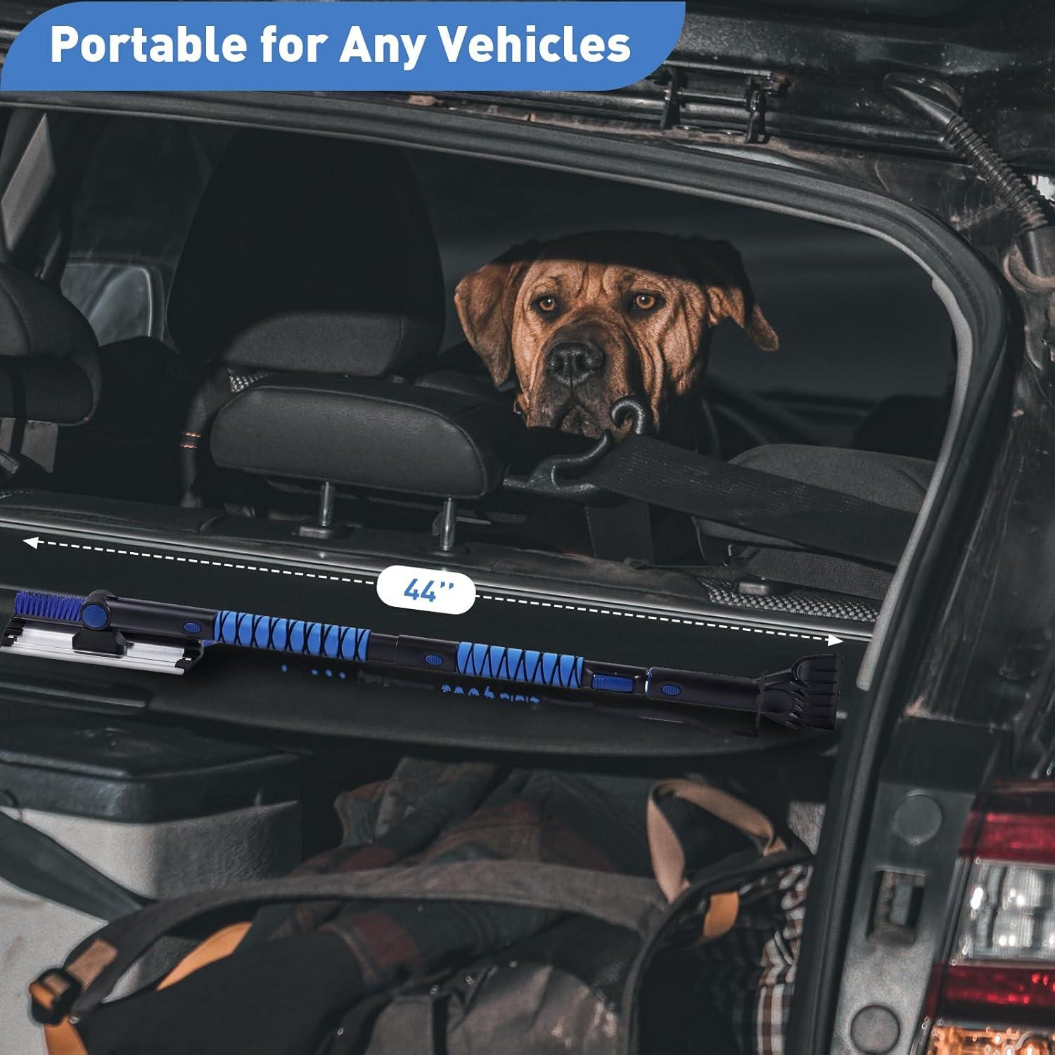 Cepillo de Nieve 3 en 1 Yeitsnow con Raspador de Hielo 121.92 cm