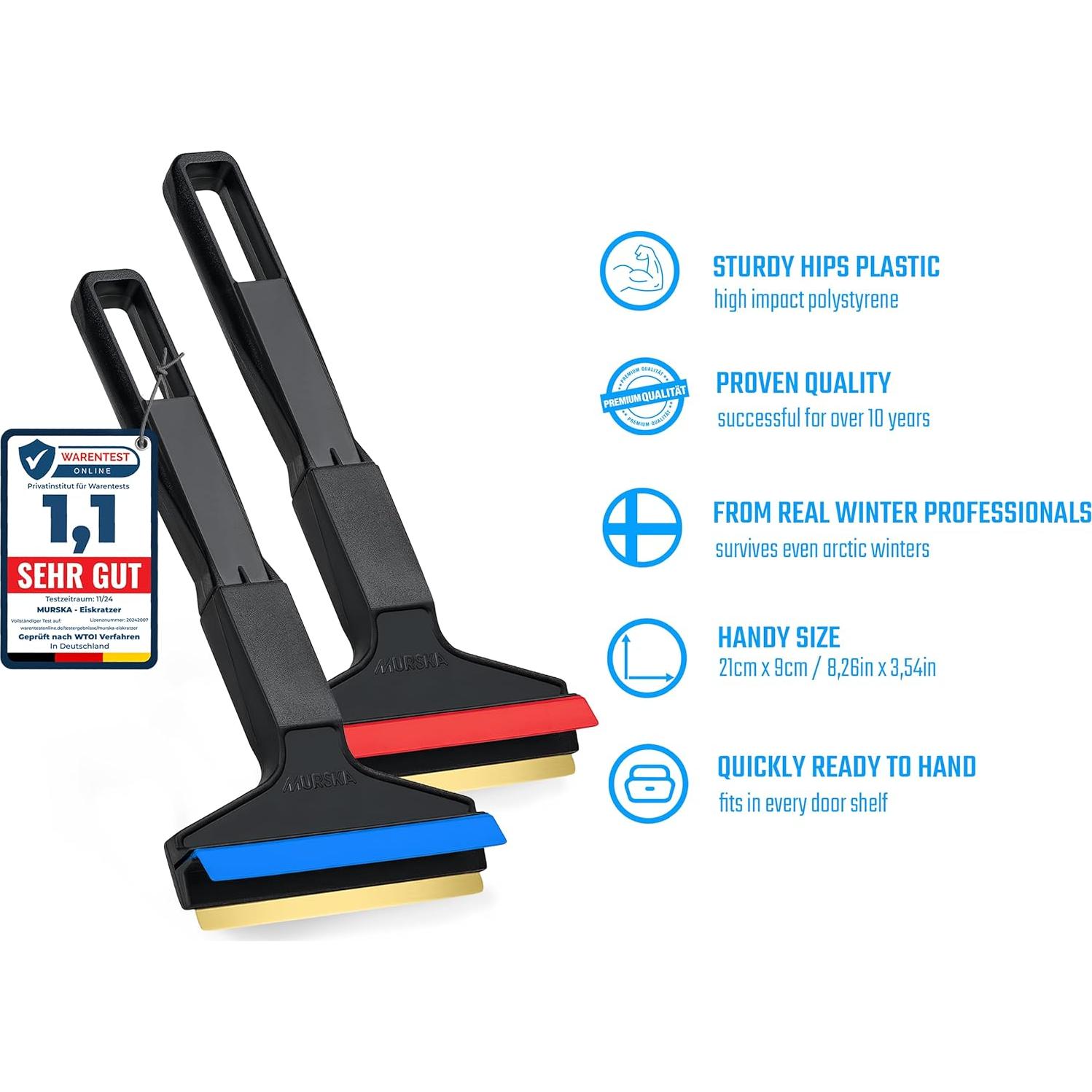 Raspador de Hielo L&P Murska A053-2 210mm Cuchilla de Latón