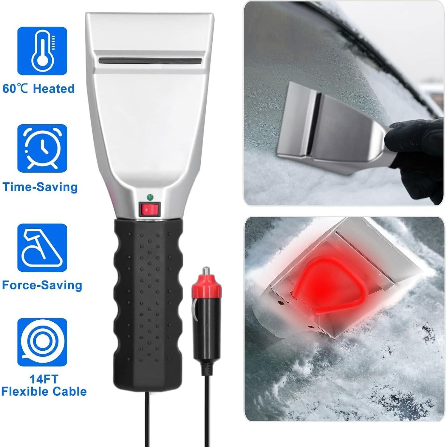 Raspador de Nieve Eléctrico Headerbs 12V 18W 60°C 2.8m