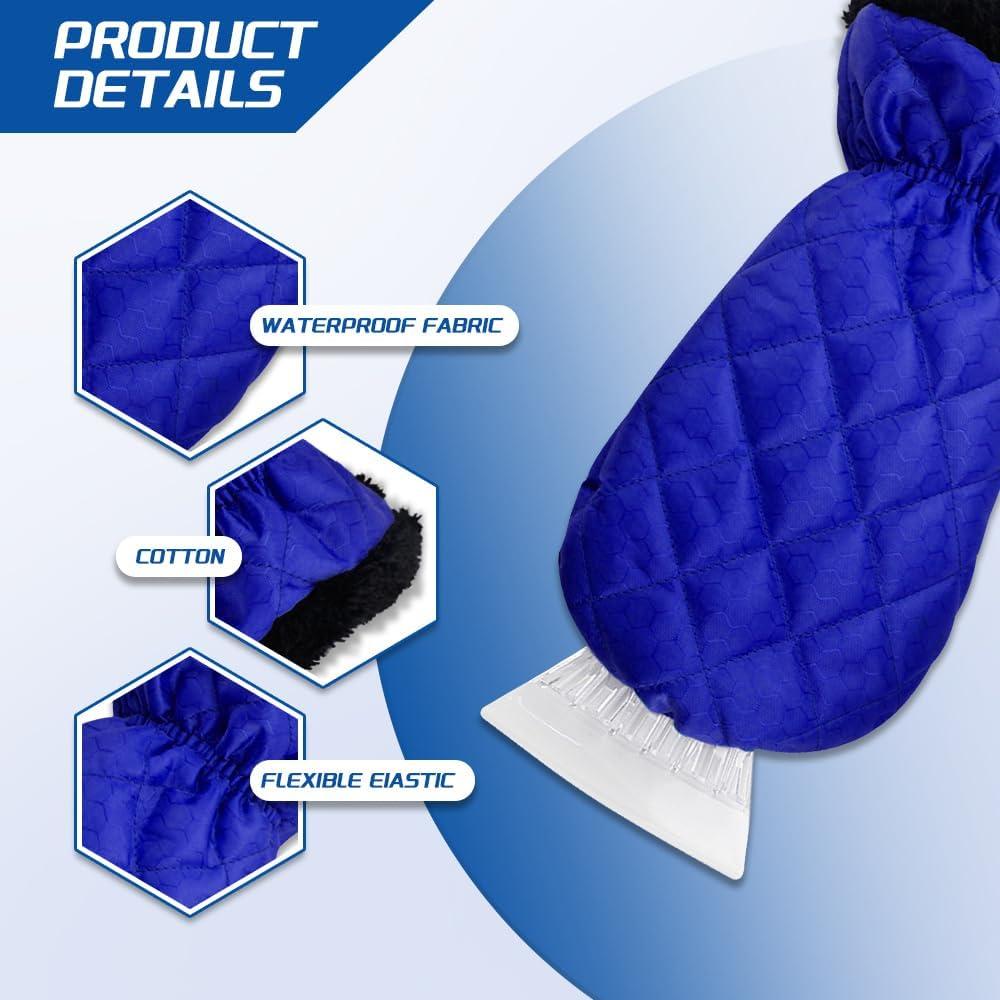 Raspador de Hielo con Guante Kutyun - Impermeable y Cálido