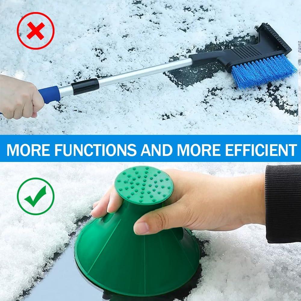 Raspador de Hielo Kutyun para Parabrisas de Coche 2 en 1