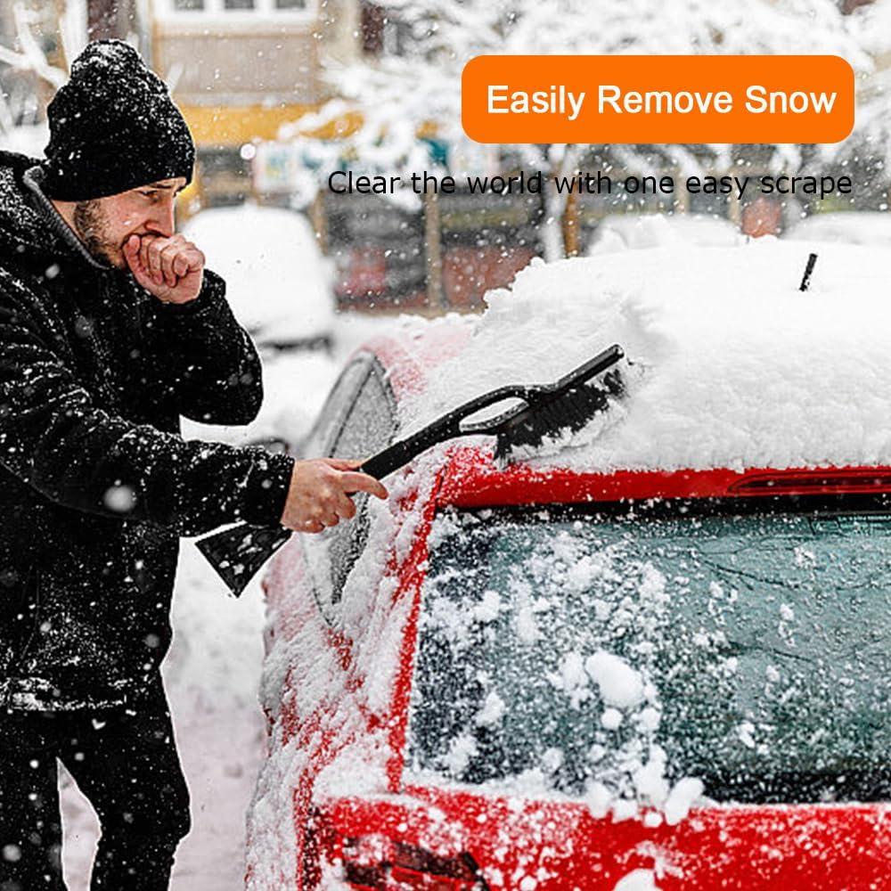 Cepillo de Nieve y Raspador de Hielo CHRYMUM 64cm 2 en 1