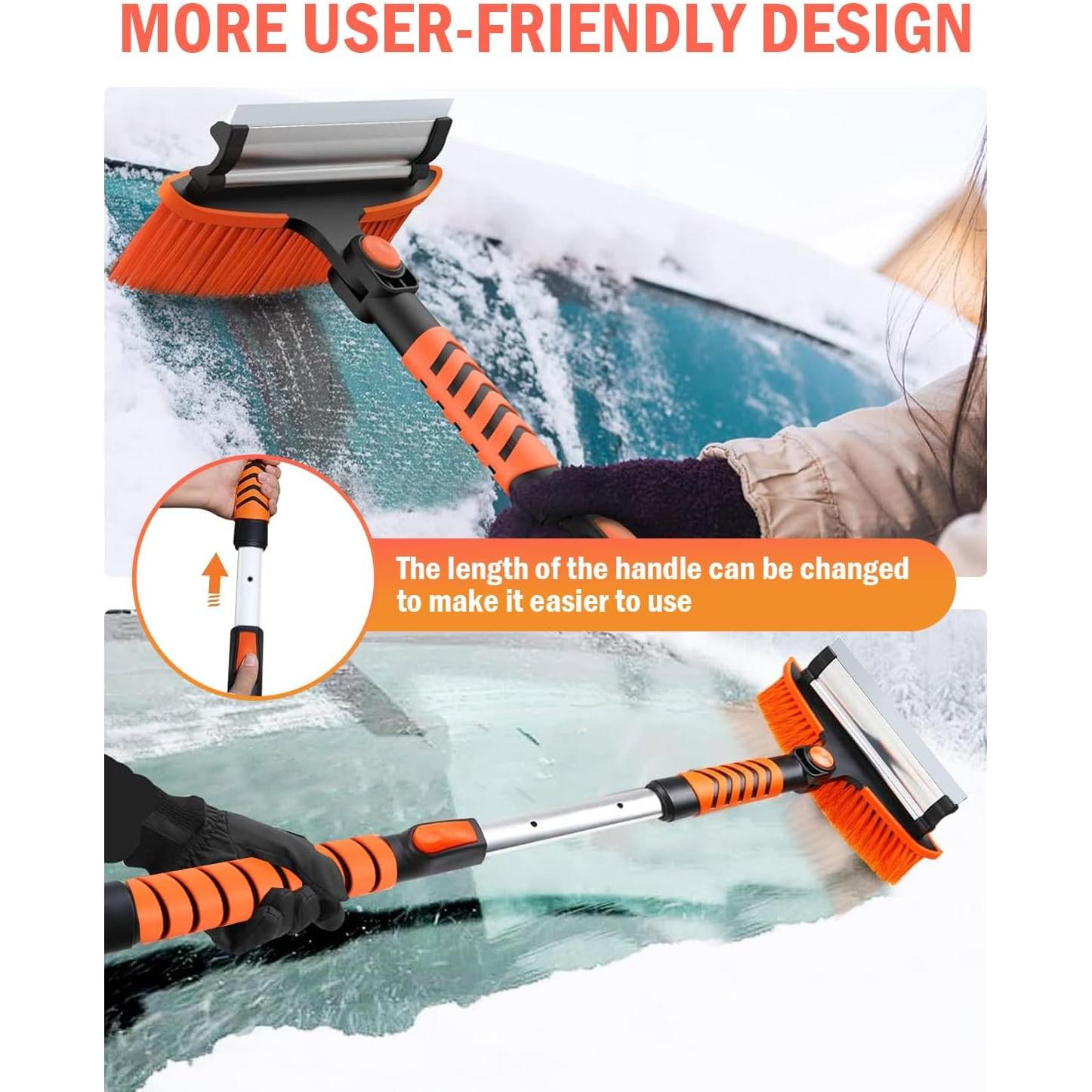 Raspador de Hielo Rantizon Telescópico 3 en 1 109 cm