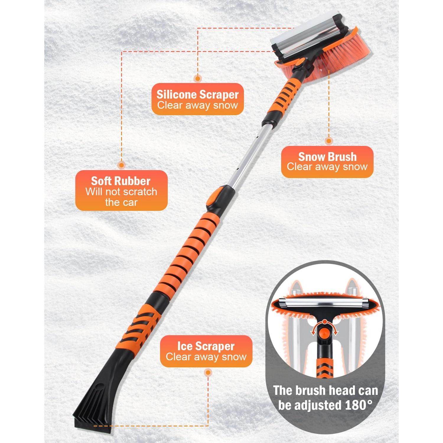 Raspador de Hielo Rantizon Telescópico 3 en 1 109 cm