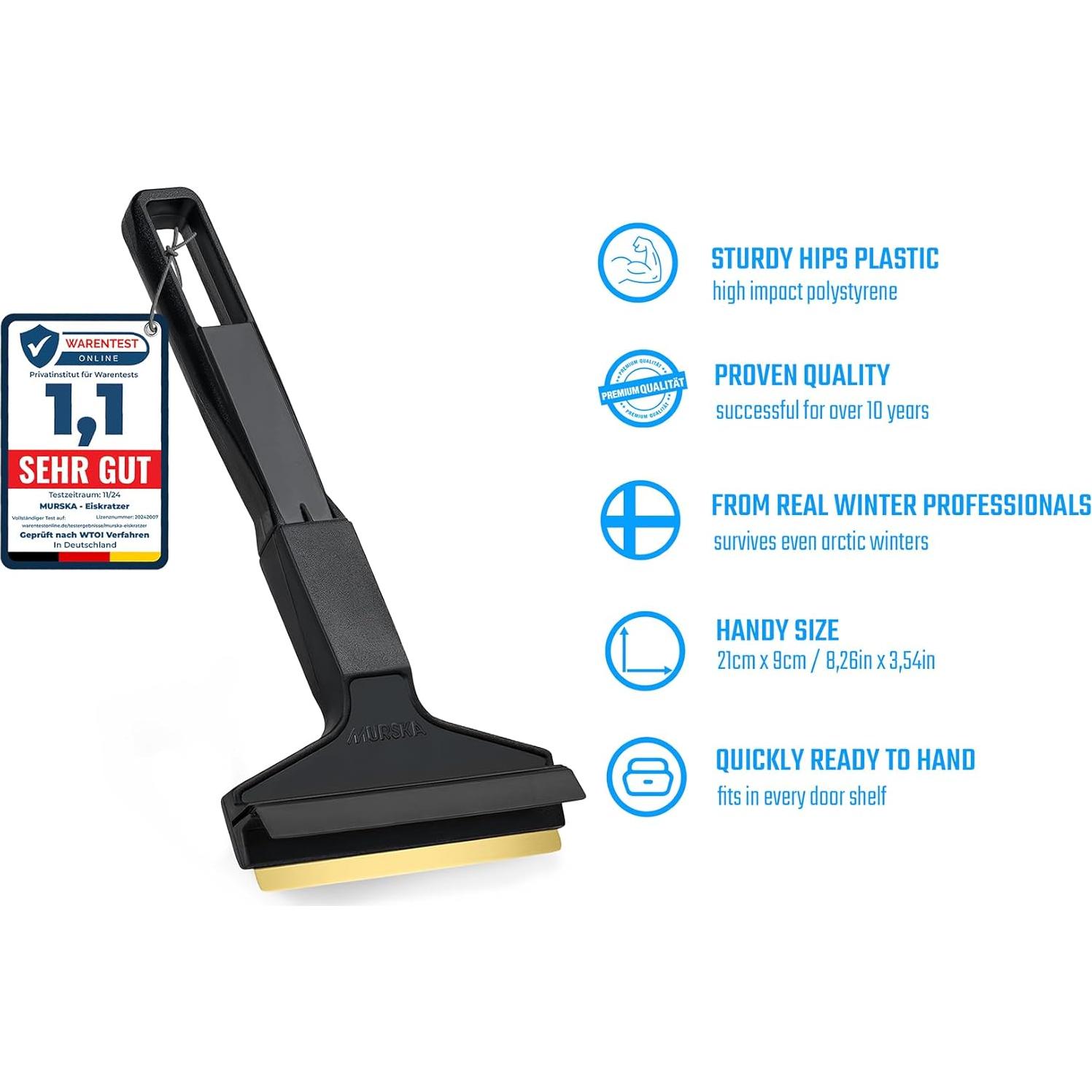 Raspador de Hielo Murska con Cuchilla de Latón - 21 cm