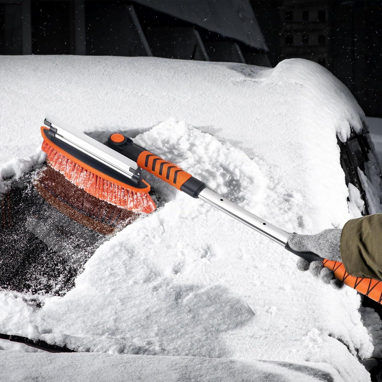 Cepillo de Nieve 3 en 1 KeFanta Telescópico 106.68 cm