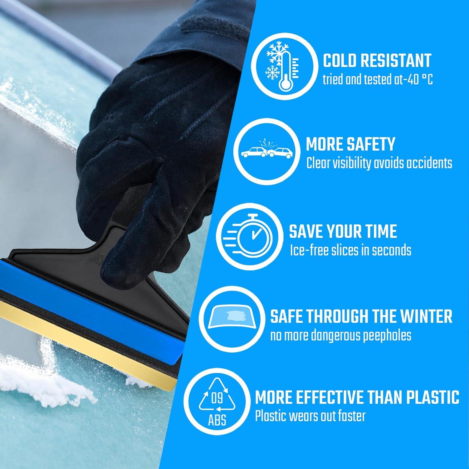 Raspador de Hielo Murska de Mango Largo 370 mm Cuchilla de Latón