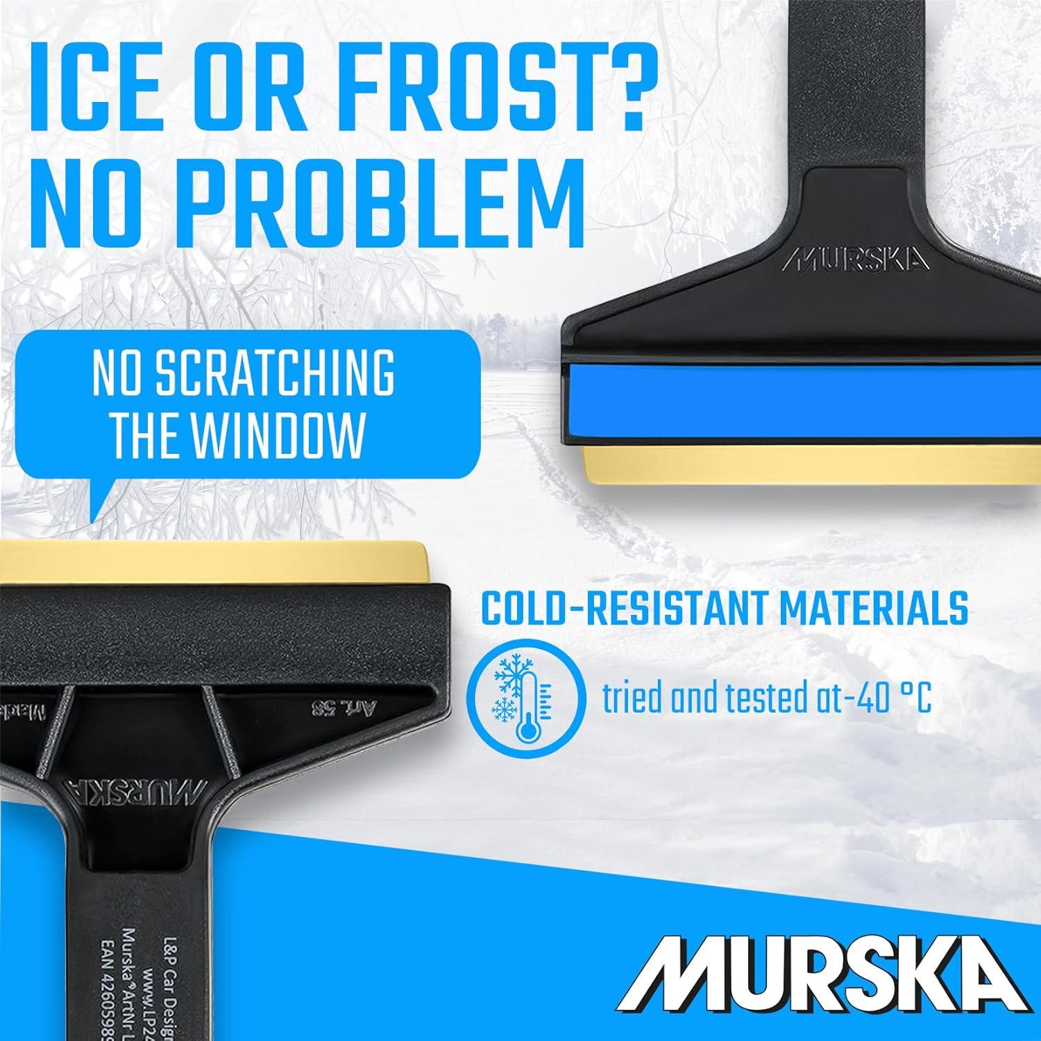 Raspador de Hielo Murska de Mango Largo 370 mm Cuchilla de Latón