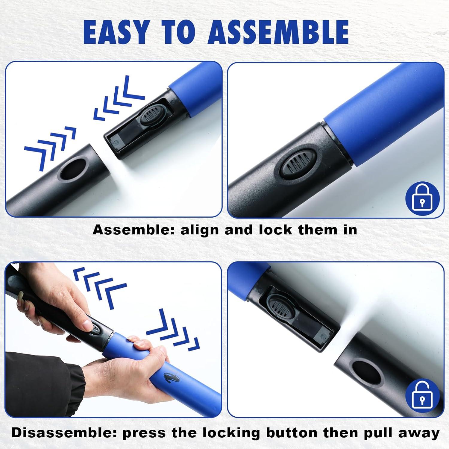 Cepillo de Nieve Extensible CARCAREZ 139.7 cm con Raspador