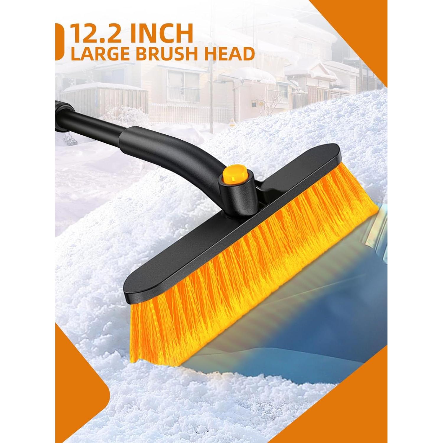Raspador de Hielo y Cepillo de Nieve Jkapy 44" Extensible