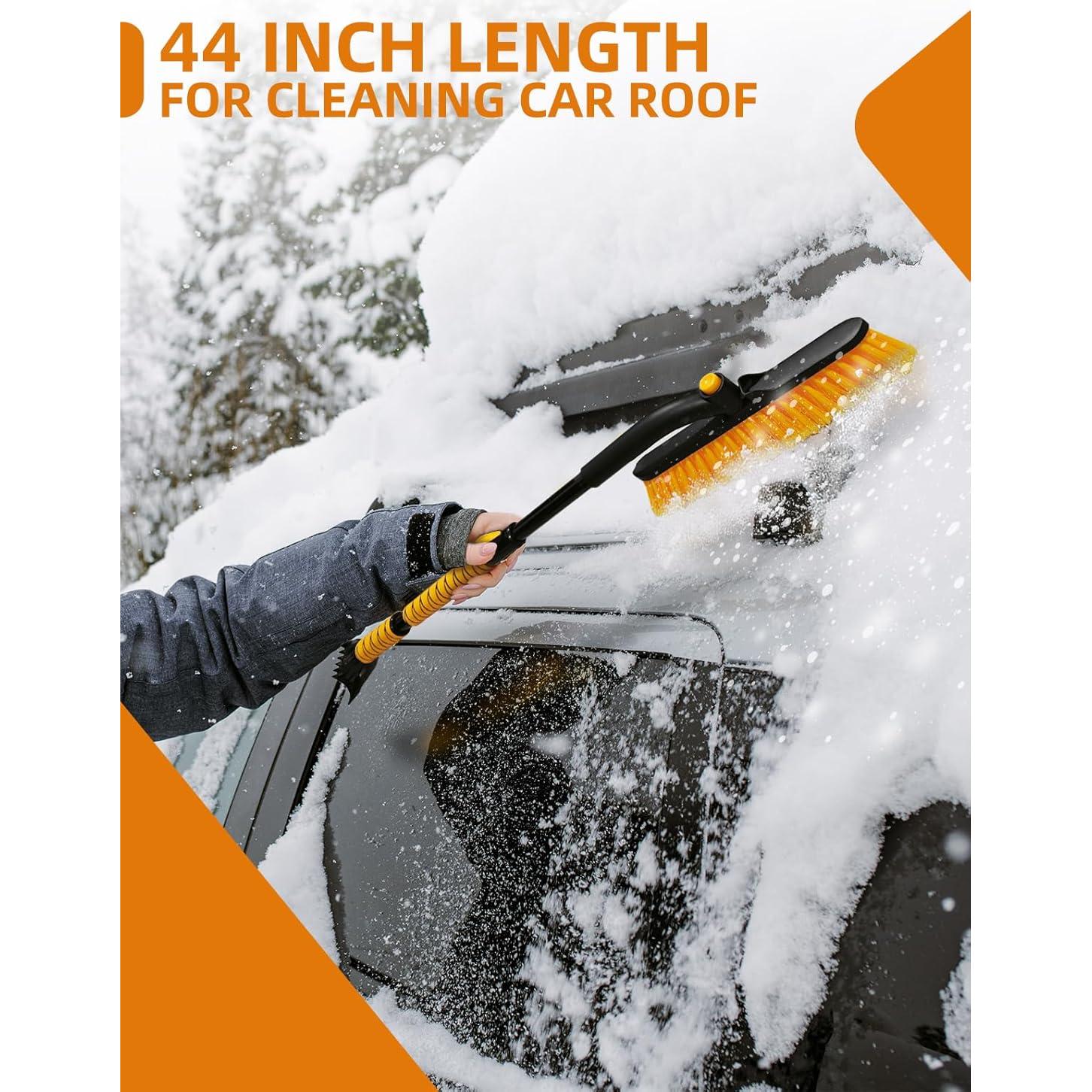 Raspador de Hielo y Cepillo de Nieve Jkapy 44" Extensible