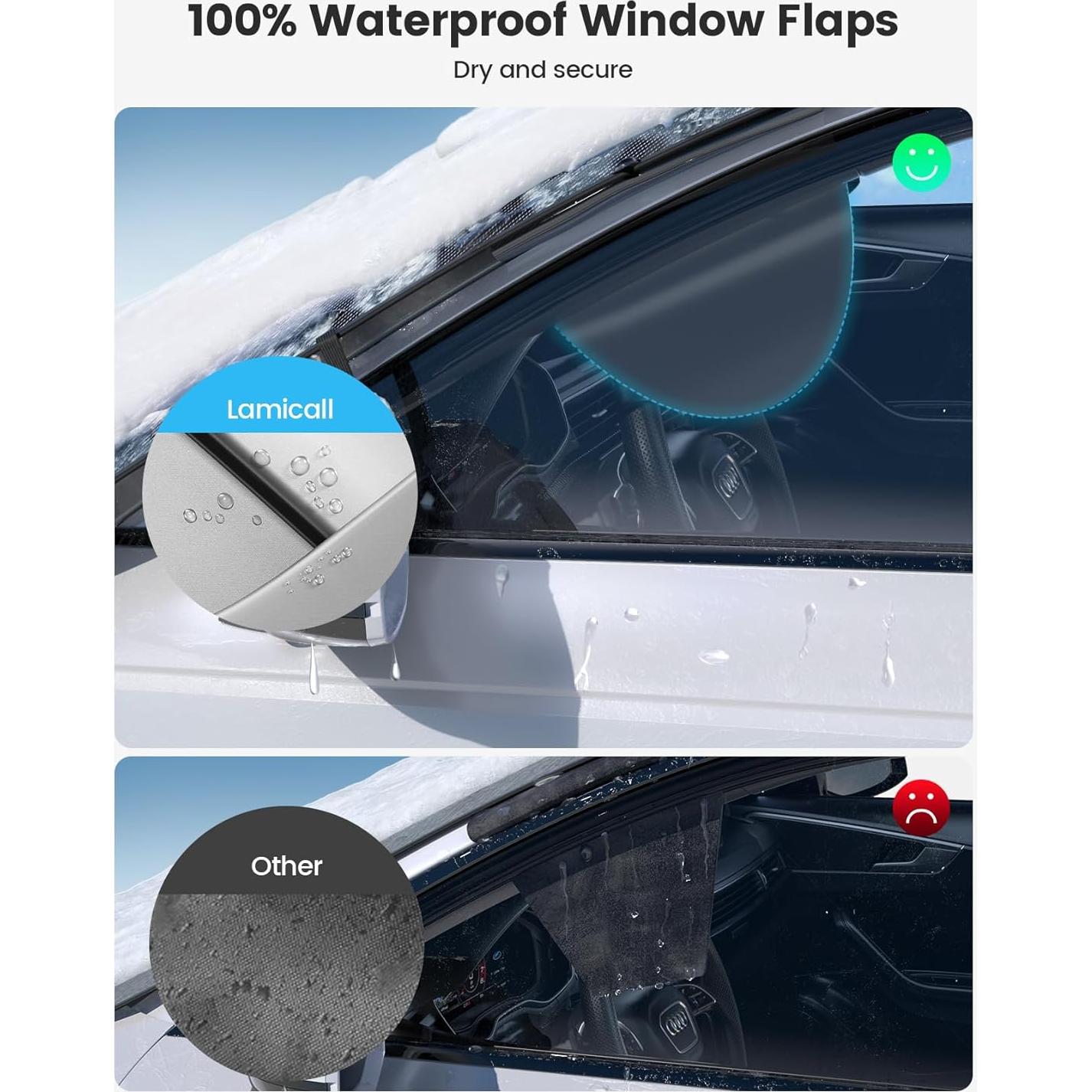 Cubierta de Parabrisas Lamicall para Nieve y Hielo 800D 157.48cm