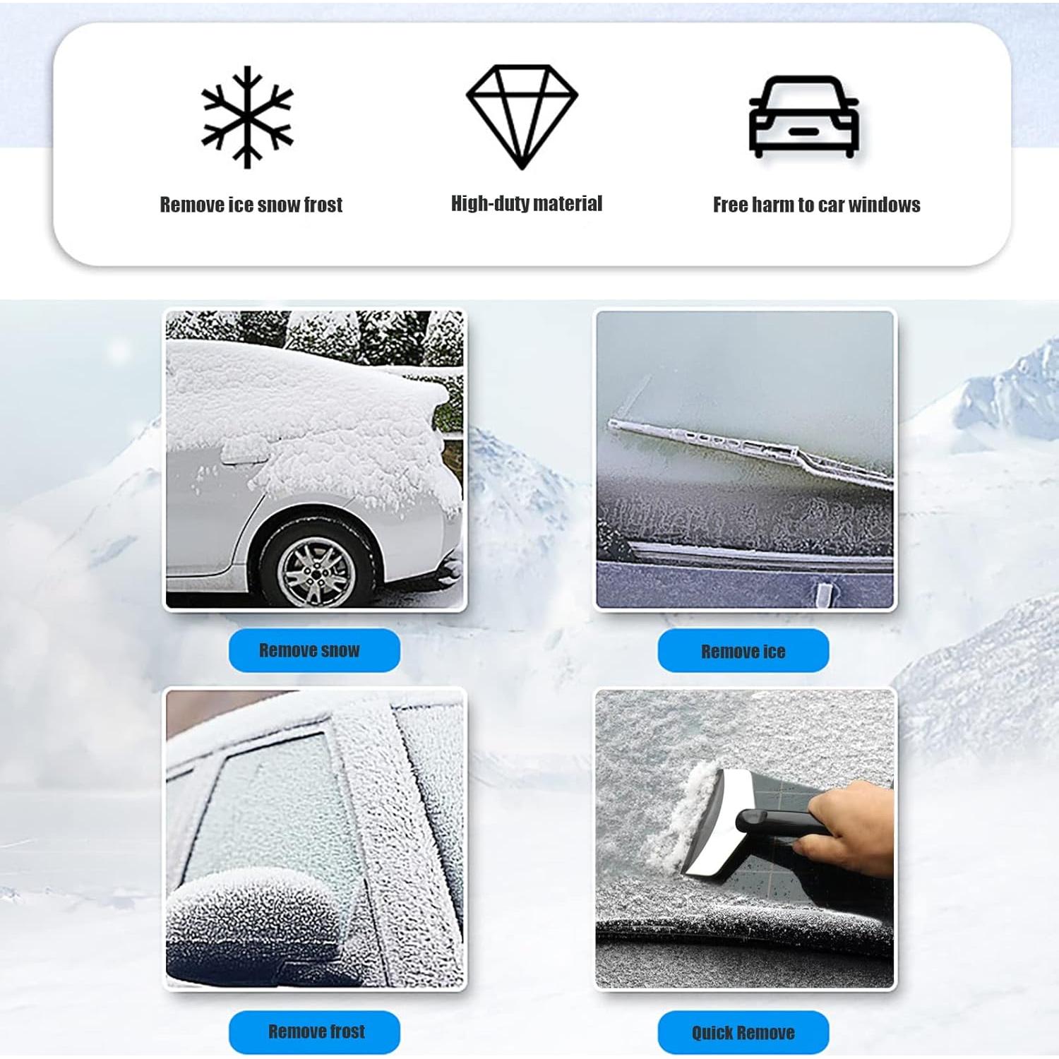 Raspador de Nieve Ceycudy para Parabrisas Compacto x2PCS