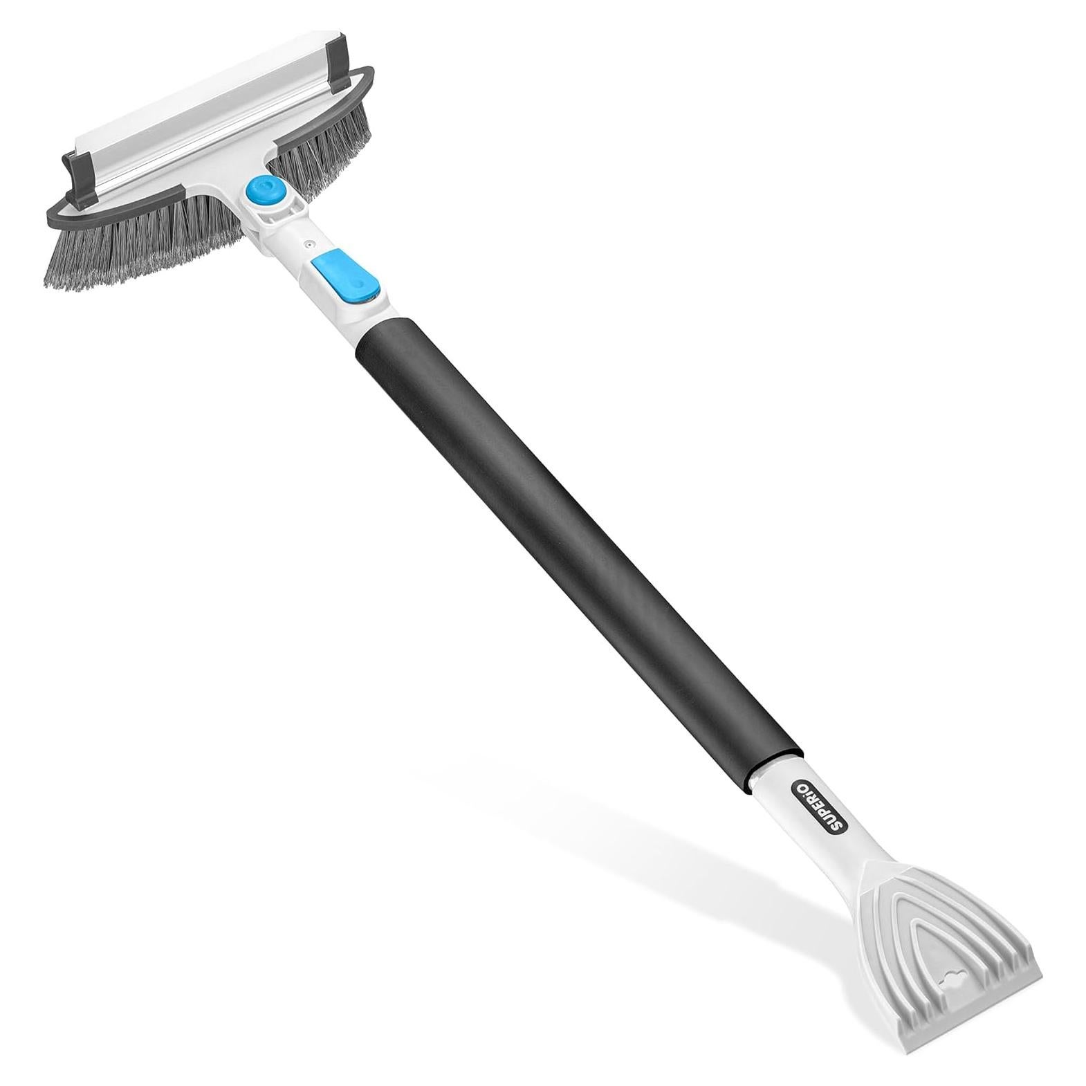 Raspador y Cepillo de Nieve Superio 2 en 1 con Mango Extensible