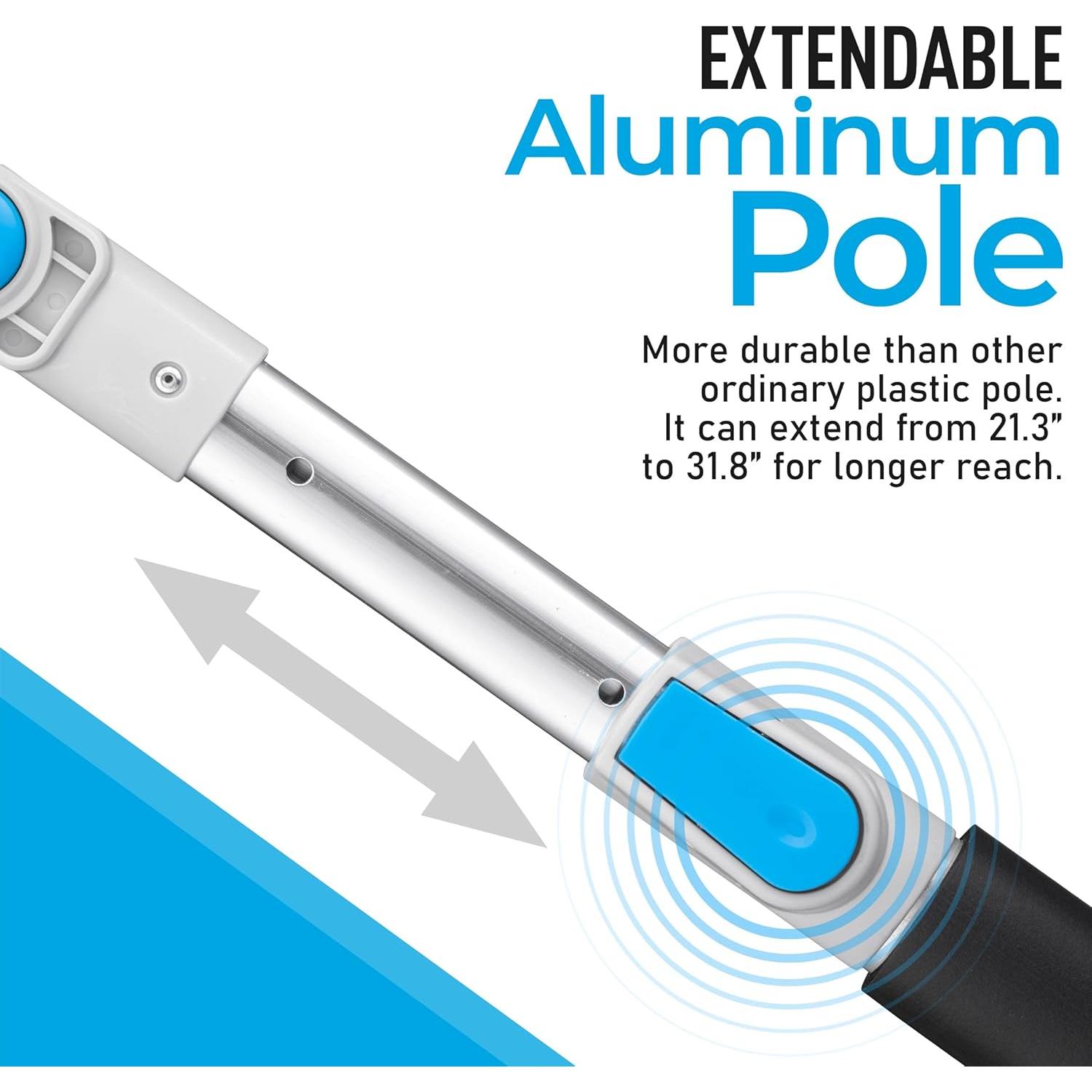 Raspador y Cepillo de Nieve Superio 2 en 1 con Mango Extensible