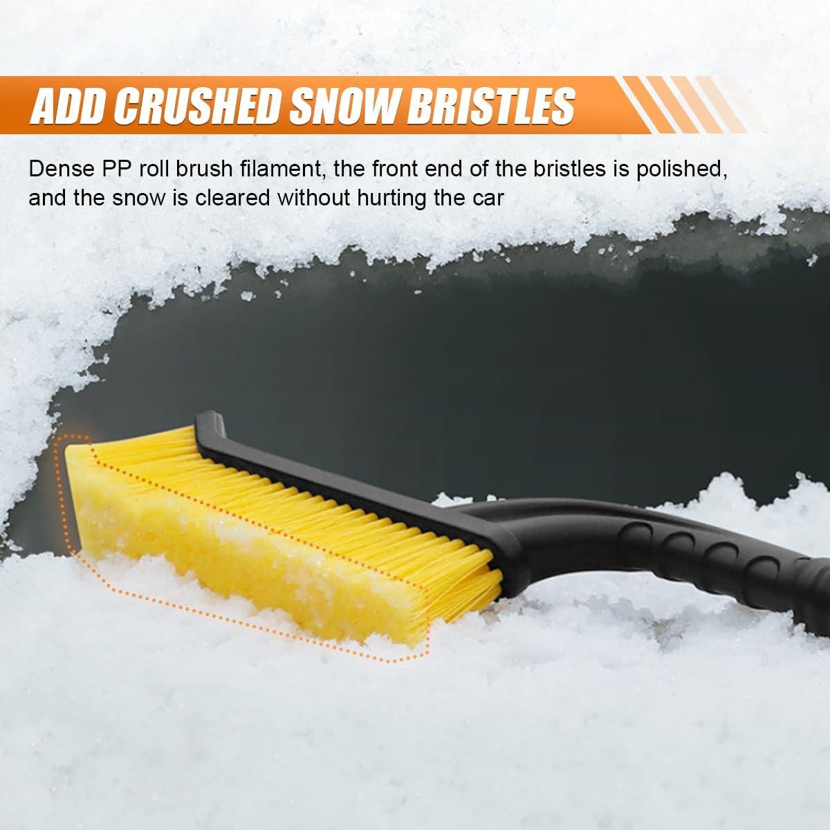 Cepillo de Nieve LHDOS 66.5 cm y Raspador de Hielo para Coche