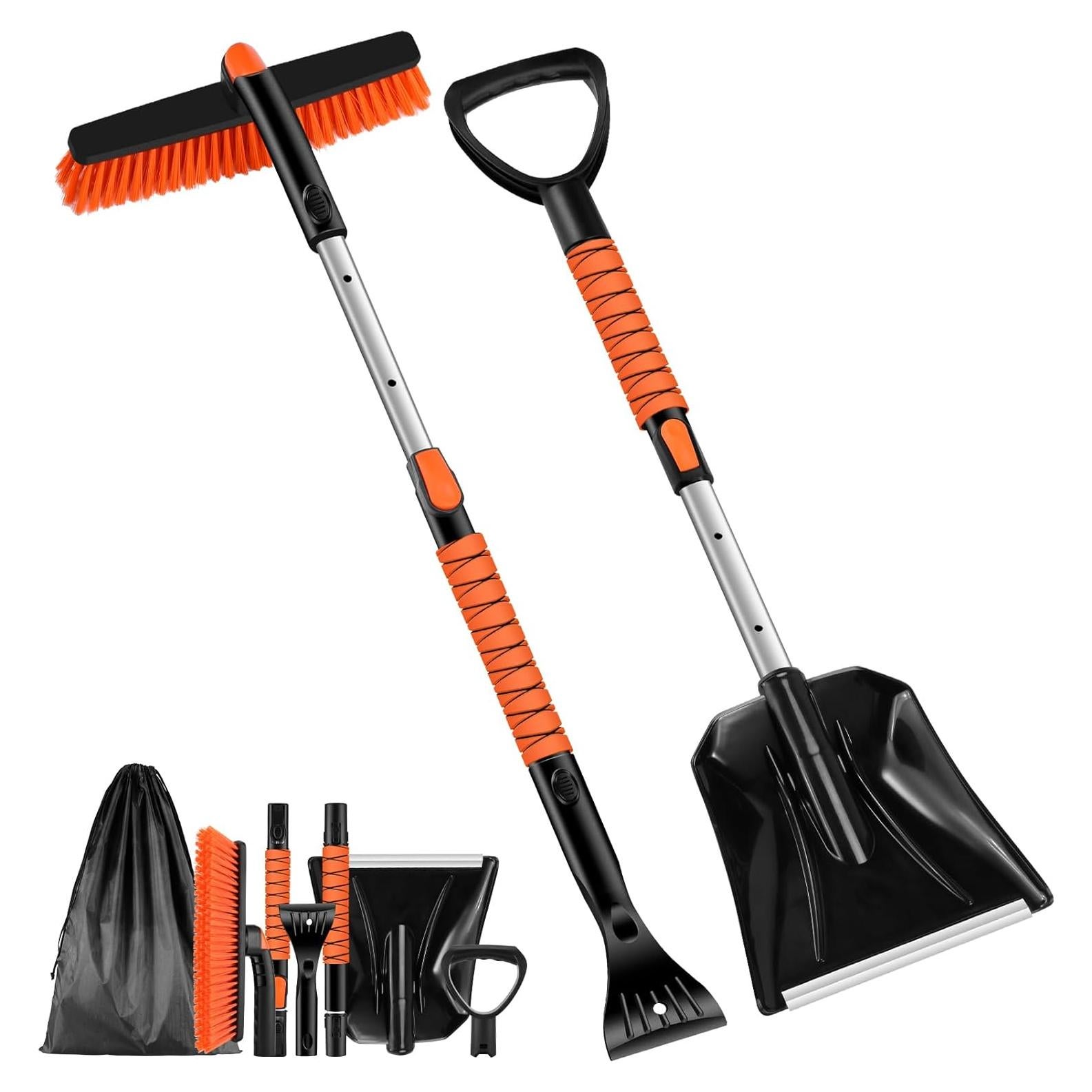 Raspador de Hielo Odoland 2 en 1 con Cepillo y Pala 88.9 cm