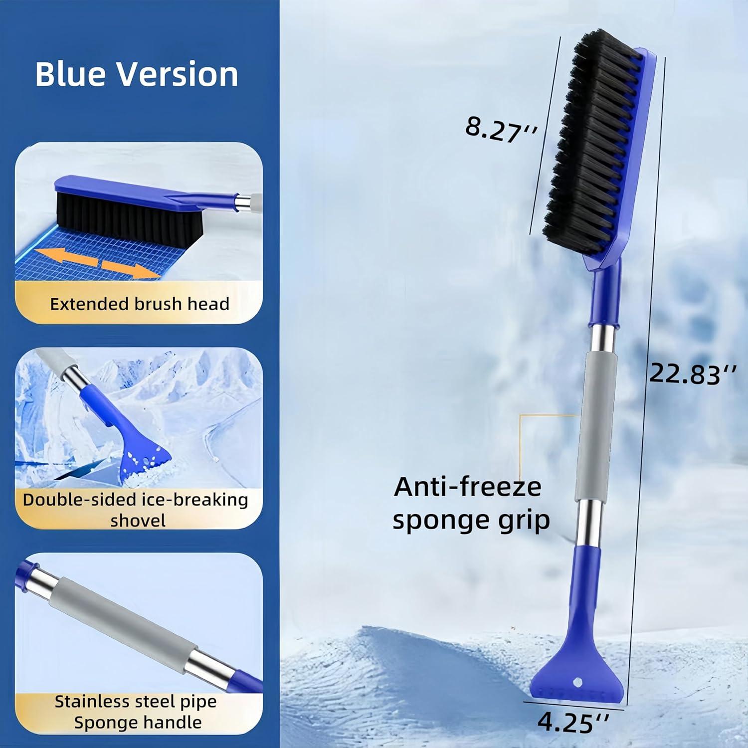 Cepillo de Nieve para Auto XIXIWOW con Raspadores de Hielo 58 cm