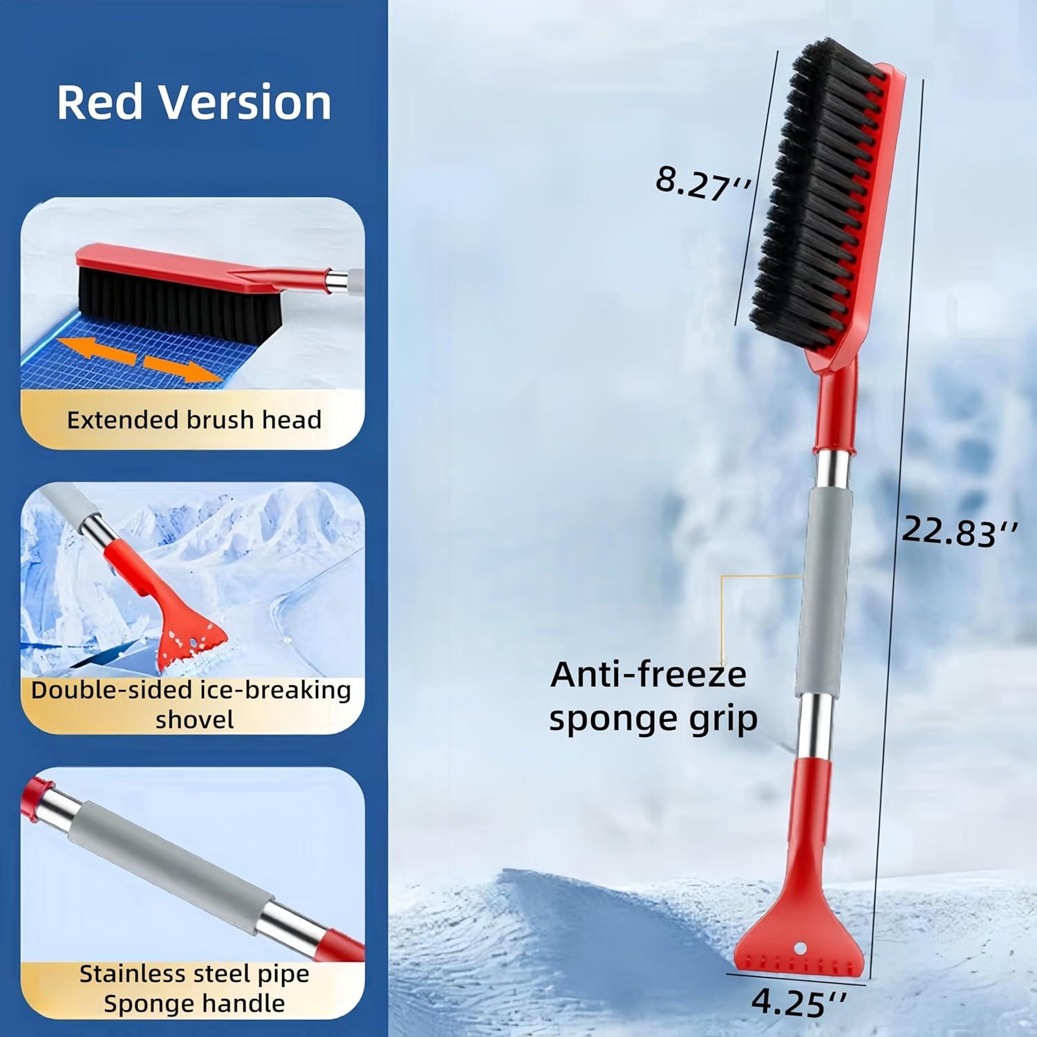 Cepillo de Nieve para Auto XIXIWOW con Raspadores de Hielo 58 cm