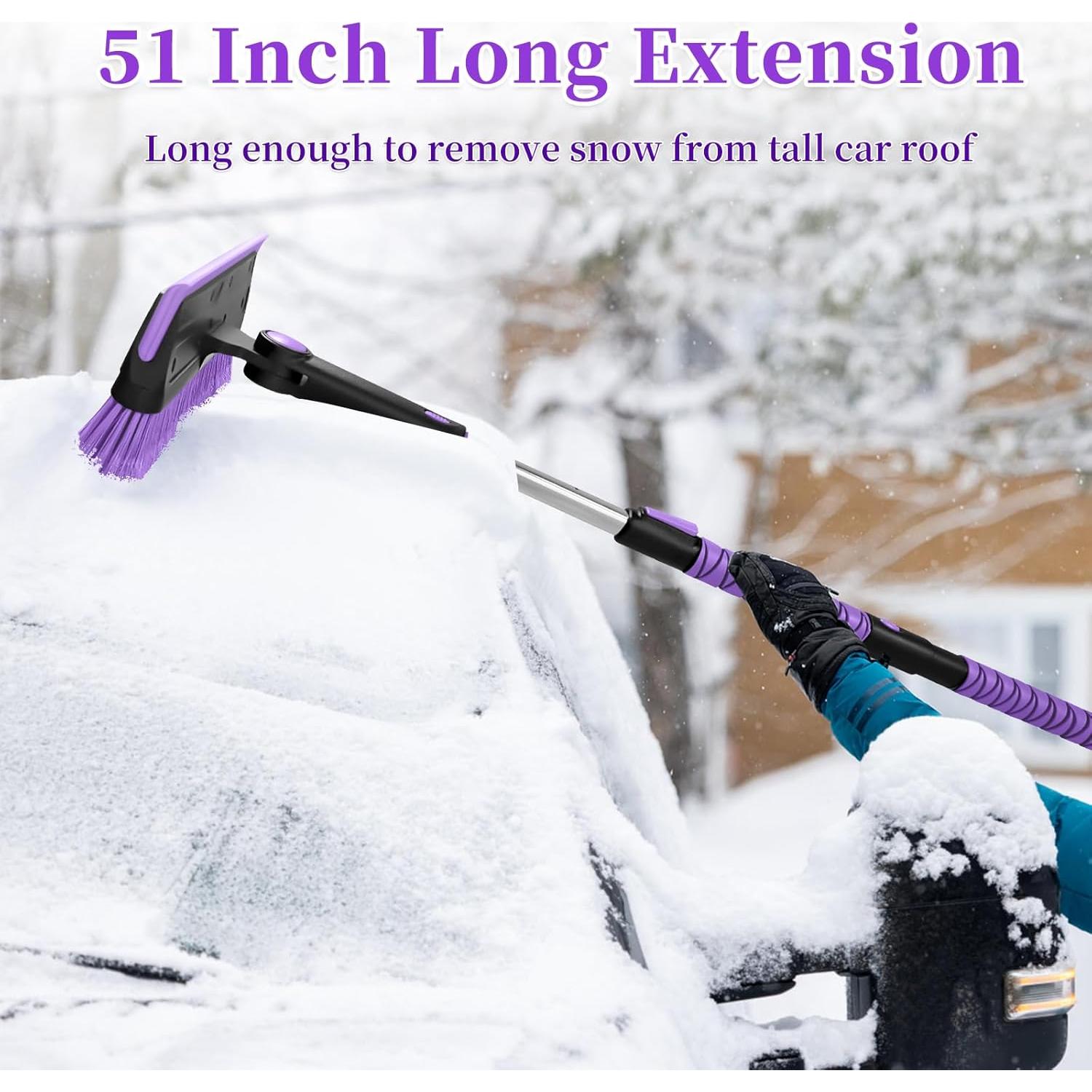 Cepillo de Nieve HEEYA 129.54 cm y Raspador de Hielo 38.1 cm