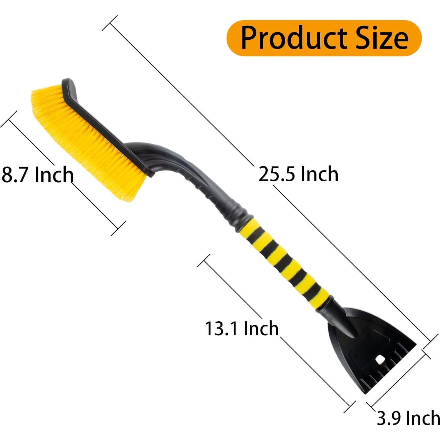 Cepillo de Nieve Ecocstm 64.8 cm y Raspador de Hielo Desmontable