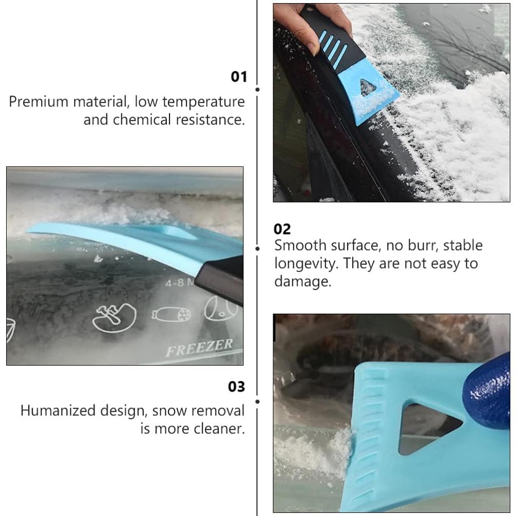 Paleta de Plástico DOITOOL para Descongelar y Limpiar Hielo - 2 Unidades