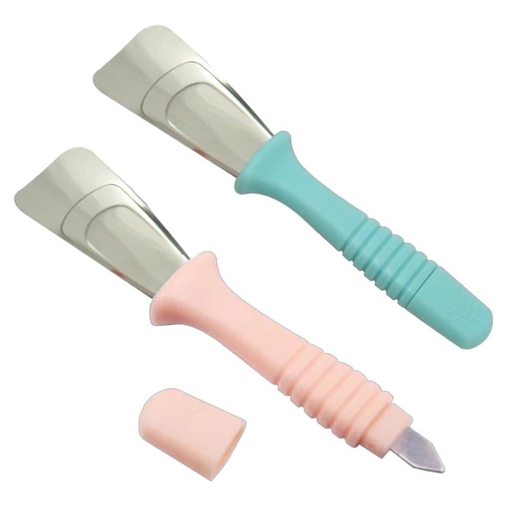 Raspador de Hielo OULIGET Doble Cabeza 2 Piezas Acero Inoxidable