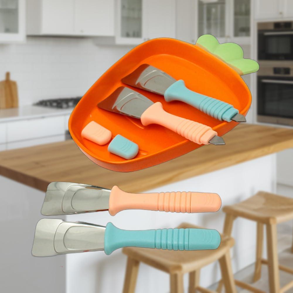 Raspador de Hielo OULIGET Doble Cabeza 2 Piezas Acero Inoxidable