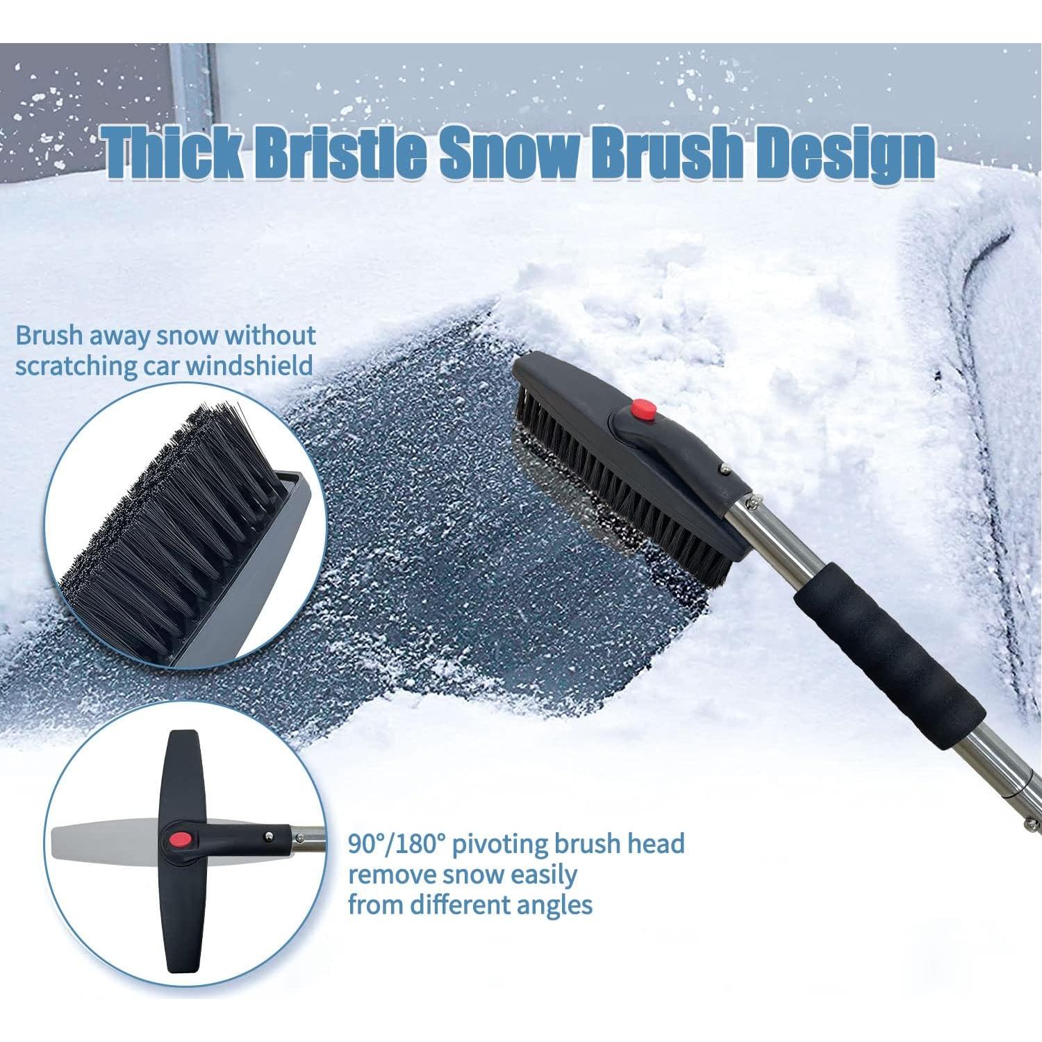 Kit de Cepillo de Nieve Sutekus 3 en 1 con Cubierta para Parabrisas