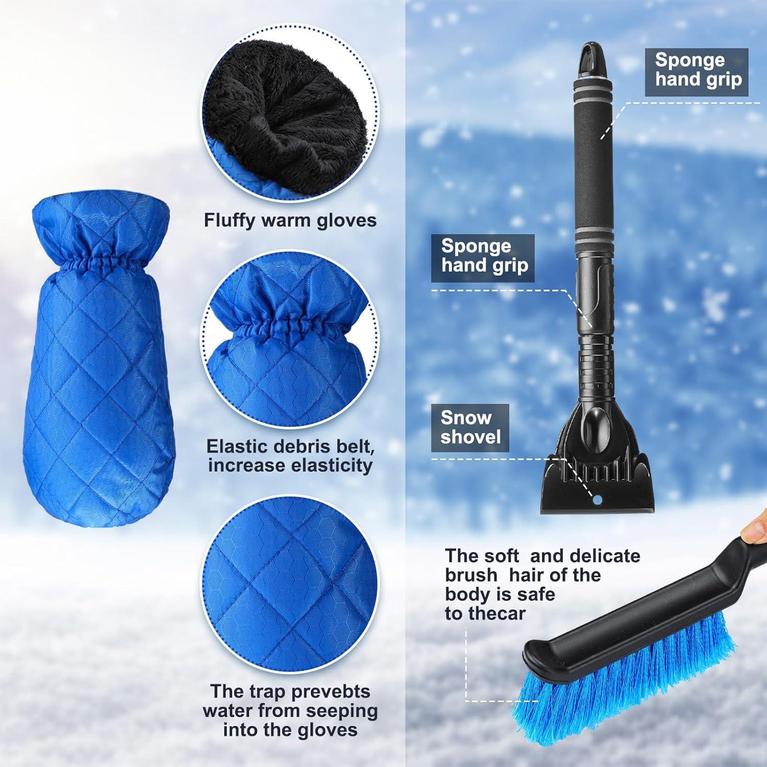 Kit de Invierno Tallew 5 Pcs Cubierta Parabrisas y Accesorios