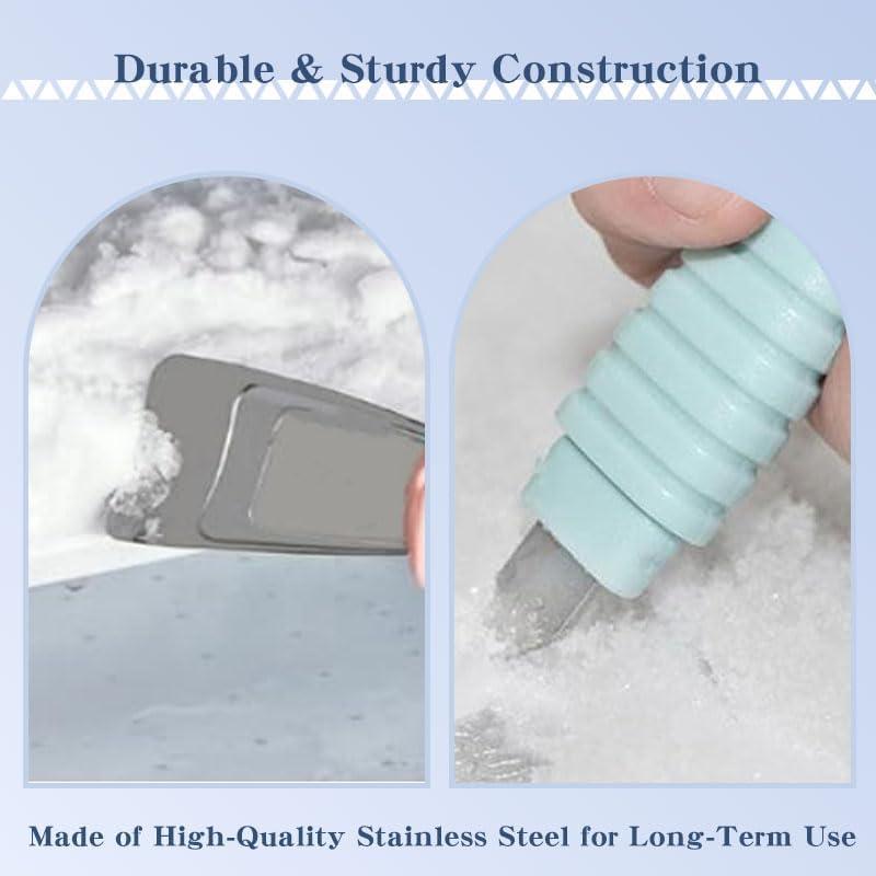 Raspador de Hielo YAFIYGI 2 Pcs Doble Cabeza Ergonómico