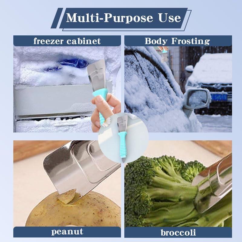 Raspador de Hielo YAFIYGI 2 Pcs Doble Cabeza Ergonómico