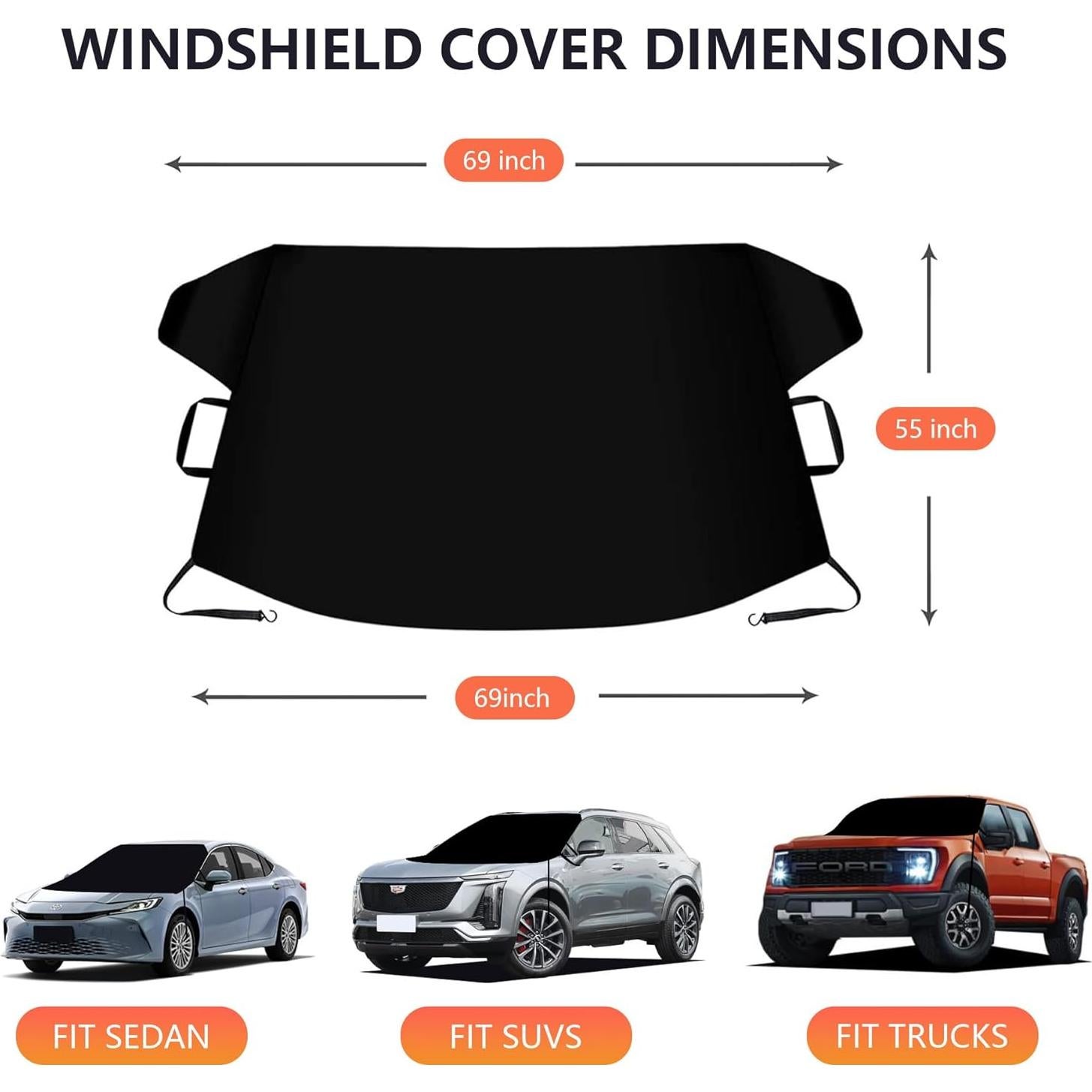 Protector de Parabrisas Nwgl - Funda Impermeable UV y Nieve