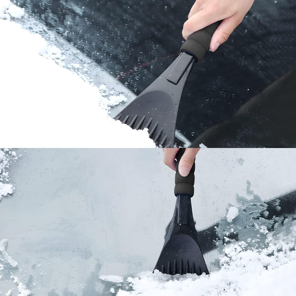 Raspador de Hielo para Automóviles zipelo Negro, Mango EVA