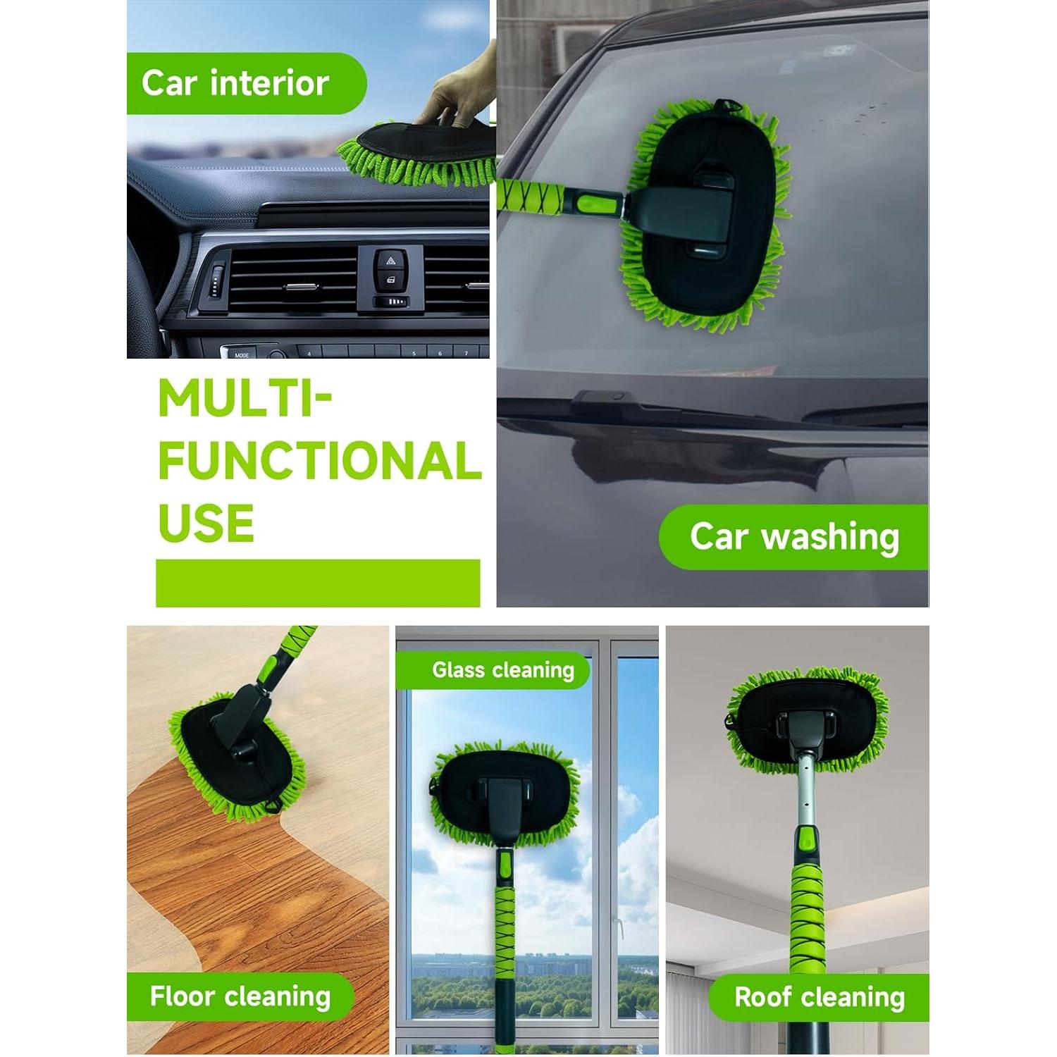 Kit de Cepillo de Lavado de Autos Forgrace 139.7 cm Microfibra