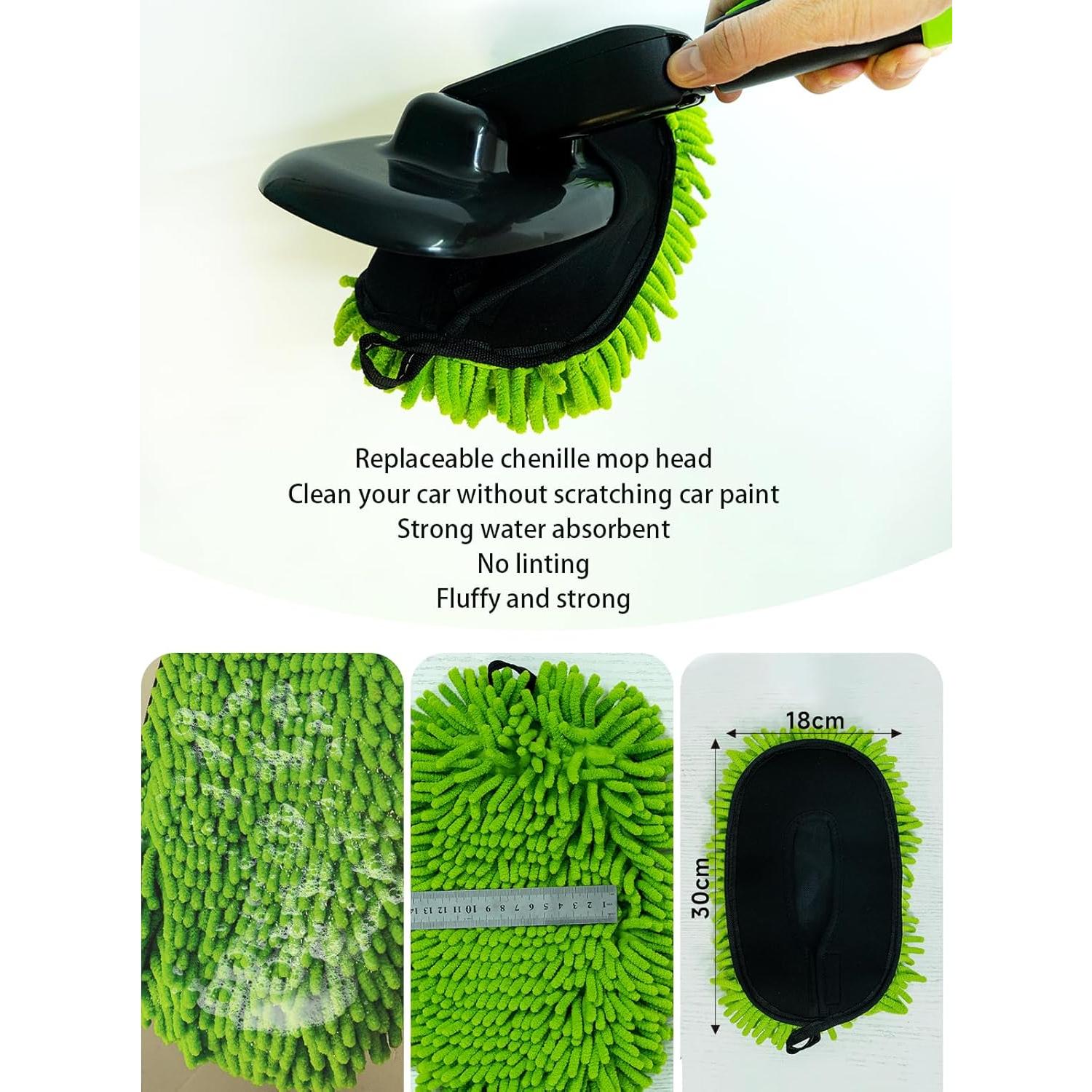 Kit de Cepillo de Lavado de Autos Forgrace 139.7 cm Microfibra