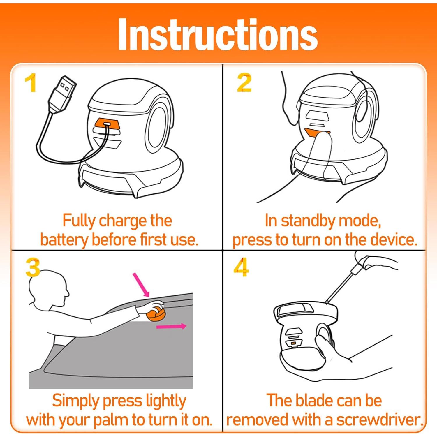 Raspador de Hielo Eléctrico TRANSEE 2200 mAh 3 en 1
