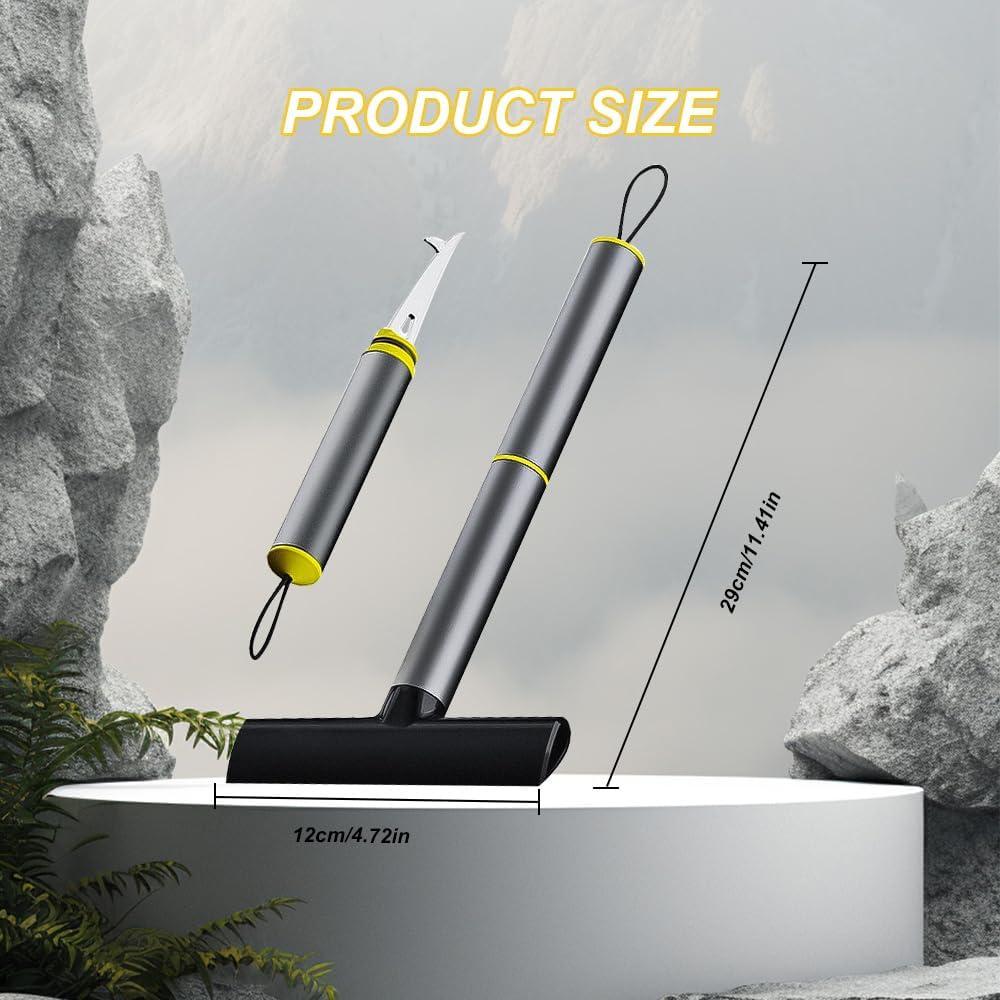 Raspador de Hielo para Parabrisas CHRYMUM 26x12 cm Universal