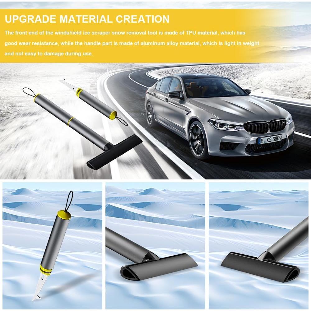 Raspador de Hielo para Parabrisas CHRYMUM 26x12 cm Universal