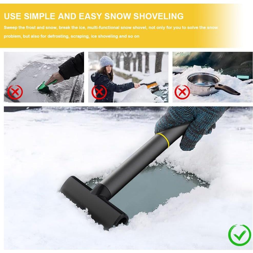 Raspador de Hielo para Parabrisas CHRYMUM 26x12 cm Universal