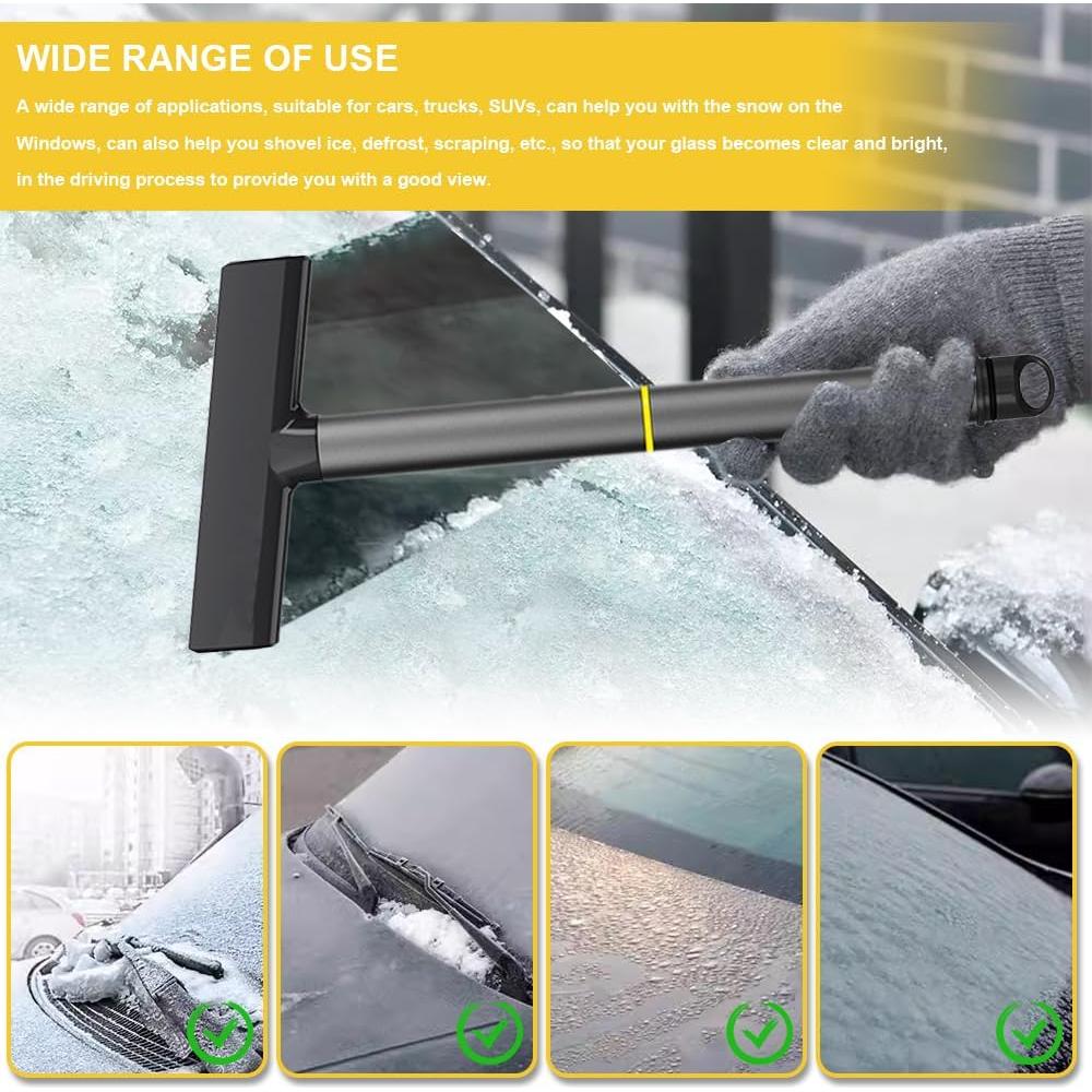 Raspador de Hielo para Parabrisas CHRYMUM 26x12 cm Universal