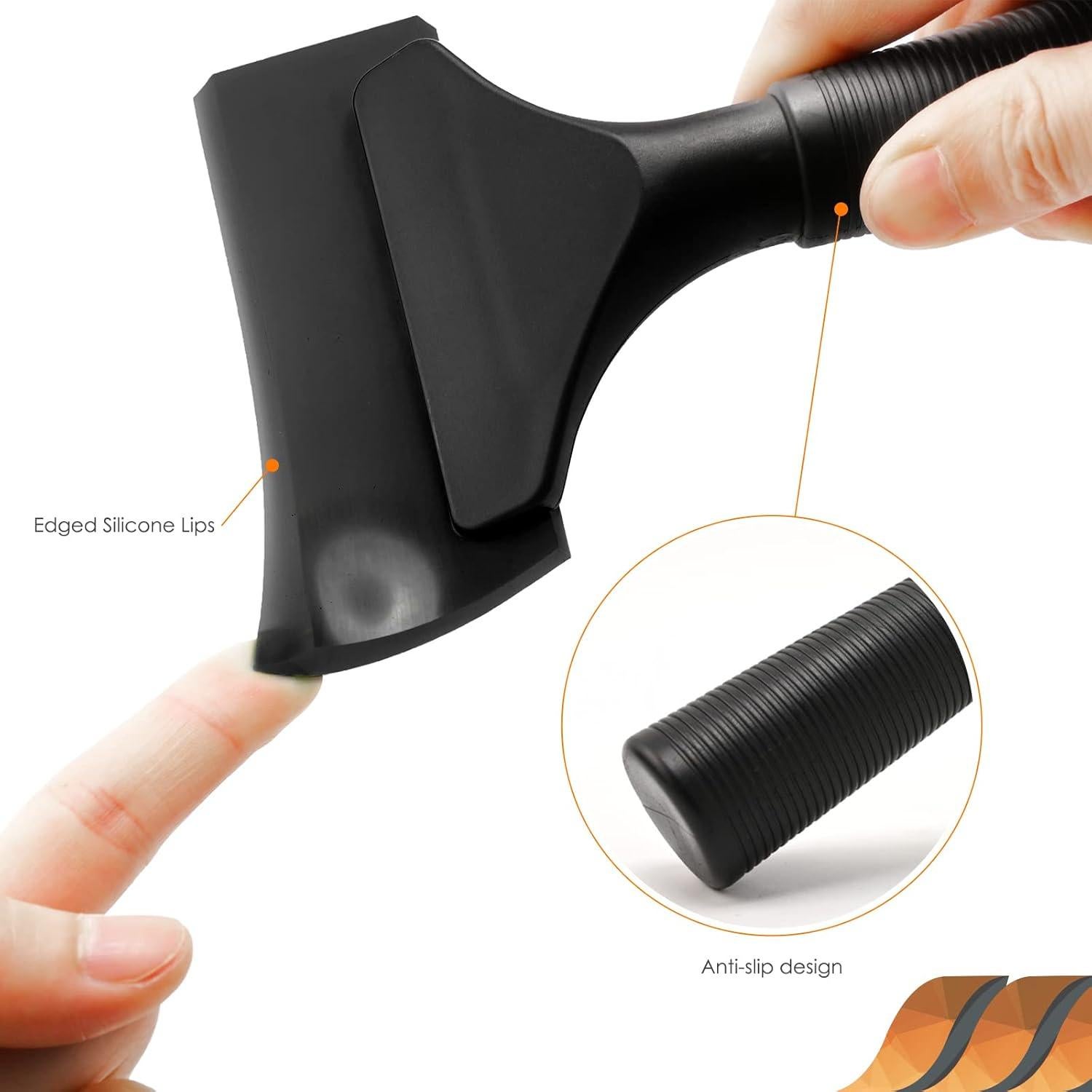 Raspador de Ventanas EHDIS 5" Goma y Mango Ergonómico