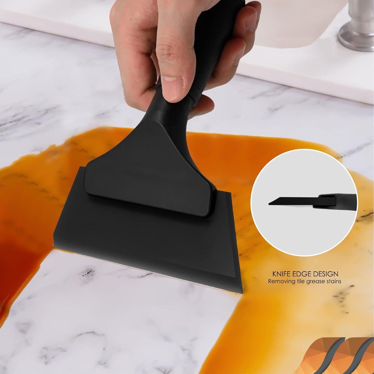 Raspador de Ventanas EHDIS 5" Goma y Mango Ergonómico