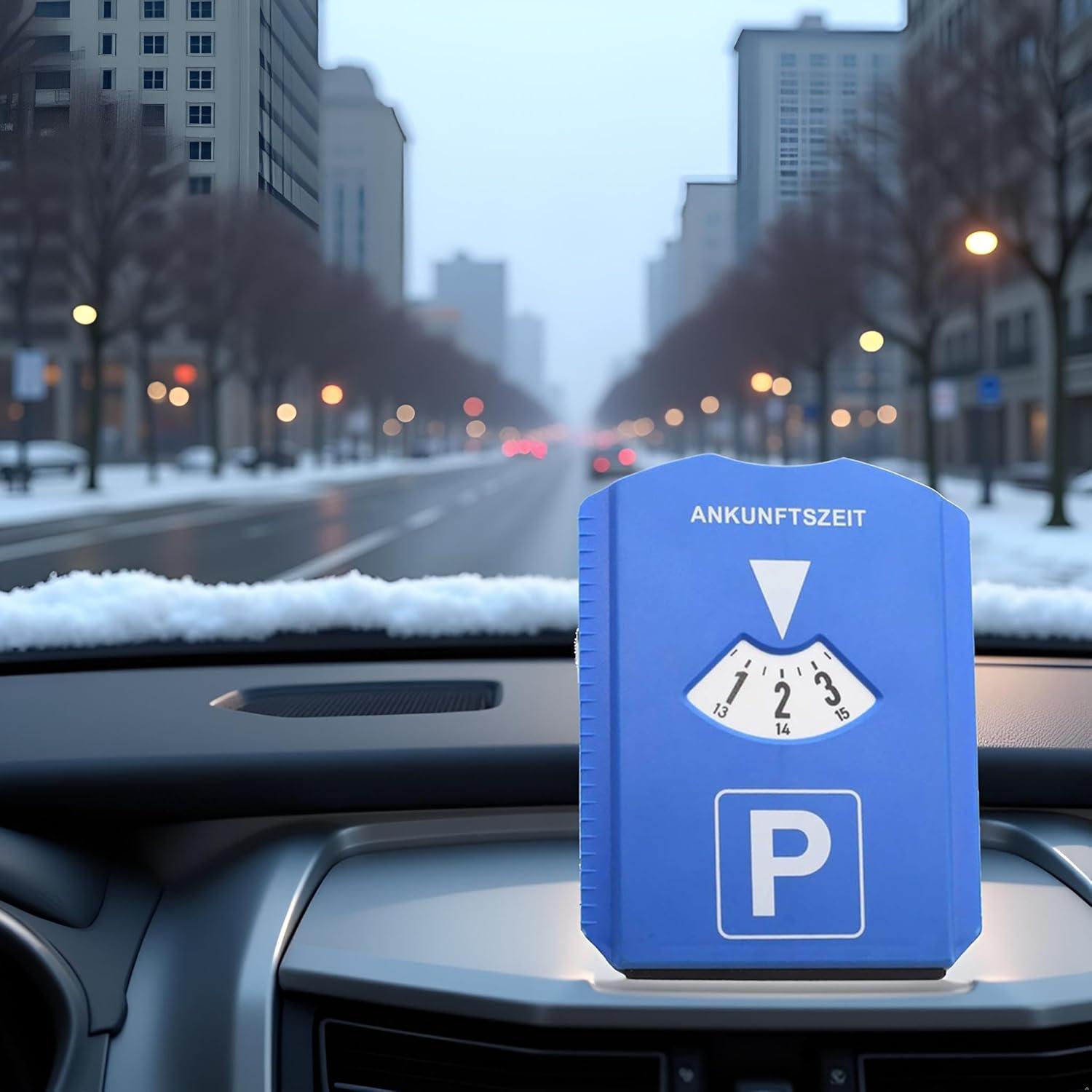 Temporizador de Estacionamiento Digital BWESOO con Raspador de Hielo